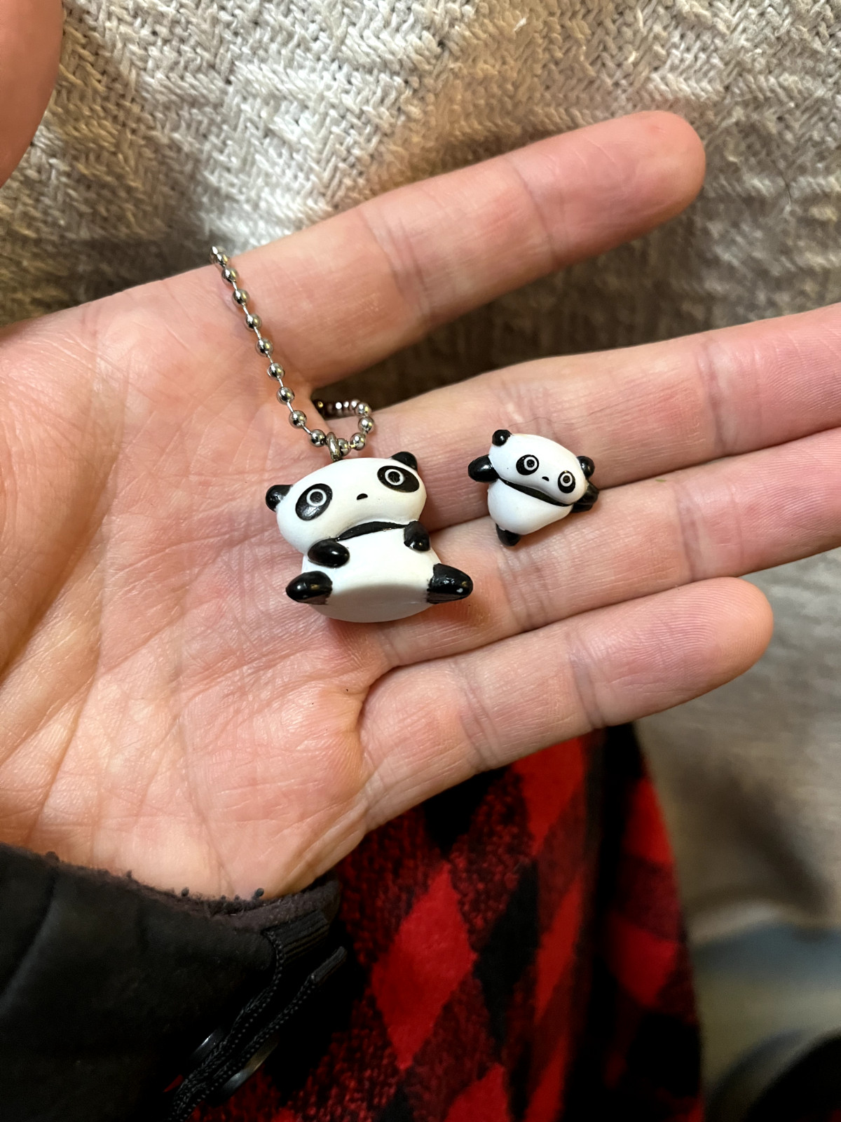 San-X Tare Panda Bandai Figures 2x