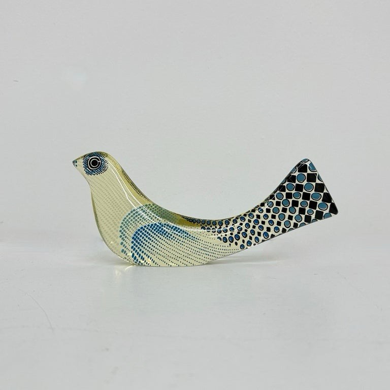 Mid-Century Modern Large Resin Dove by Abraham Palatnik Brazil 70s MCM VTG Bird