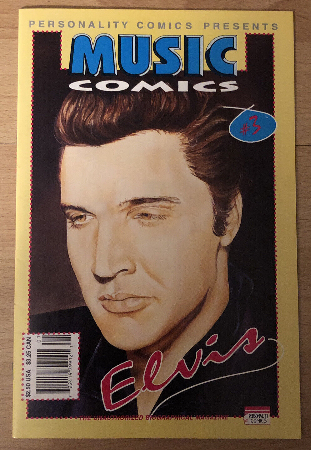 Personality Comics Presents Elvis Presley #3; Stephen; Berner Art, Macchio Cover