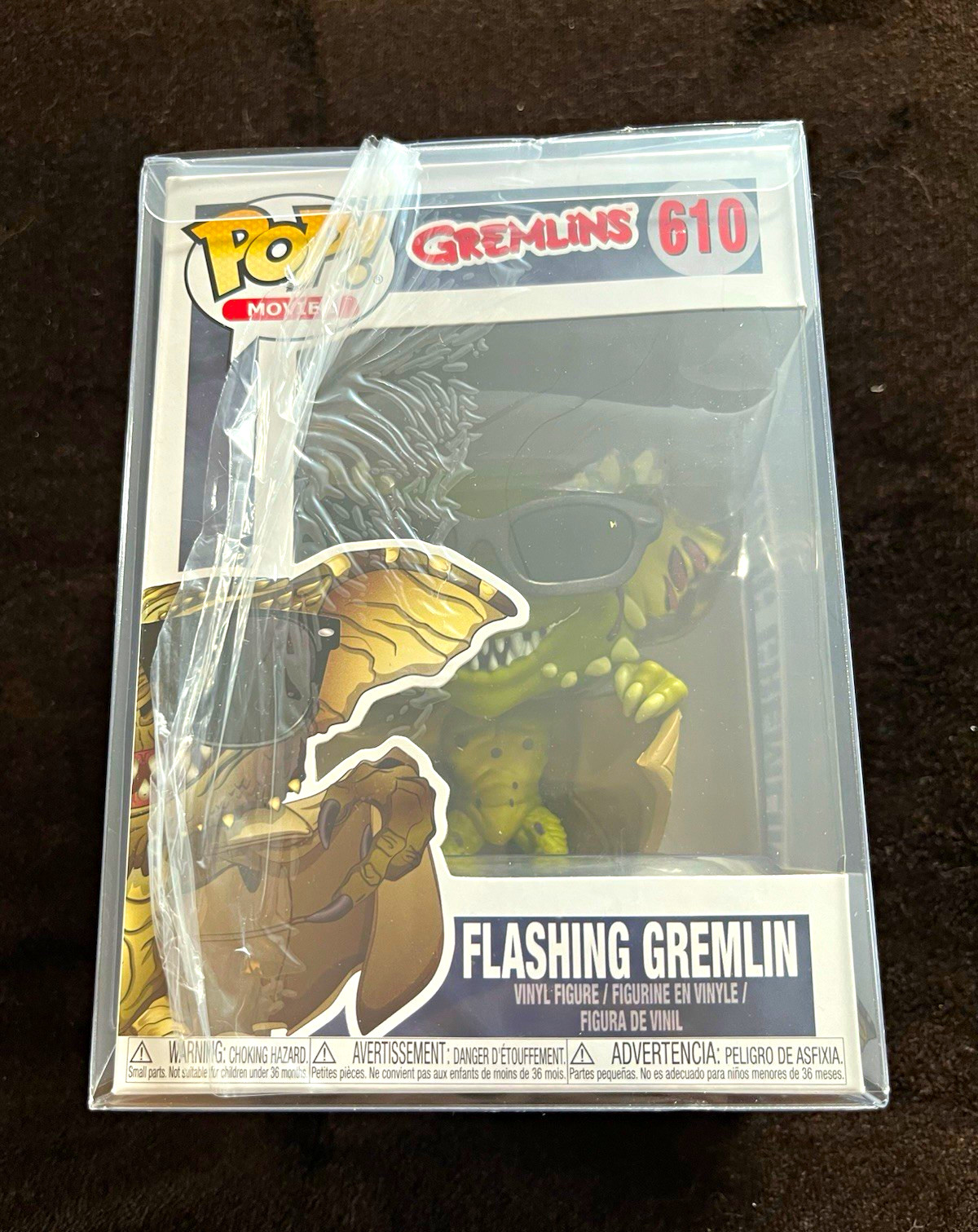 Funko Pop Movies Gremlins Flashing Gremlin #610 Vinyl Figure With Protector