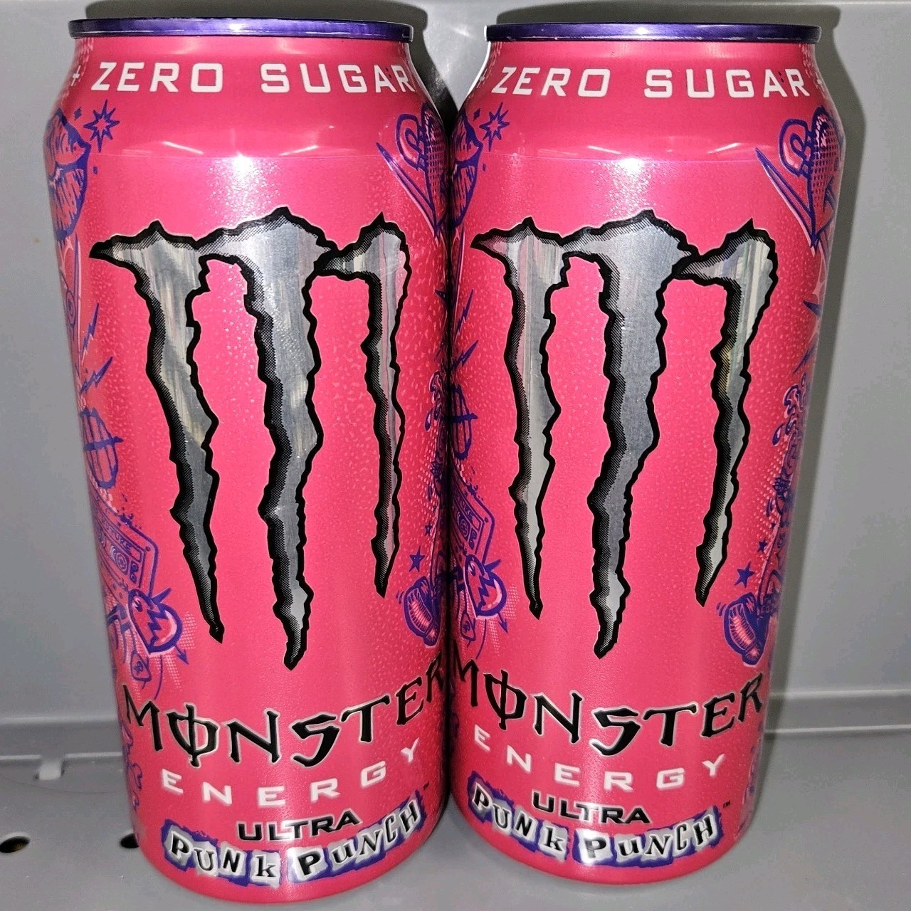 2x Monster Energy Ultra Punk Punch 16 Oz. Cans, Zero Sugar, 2026