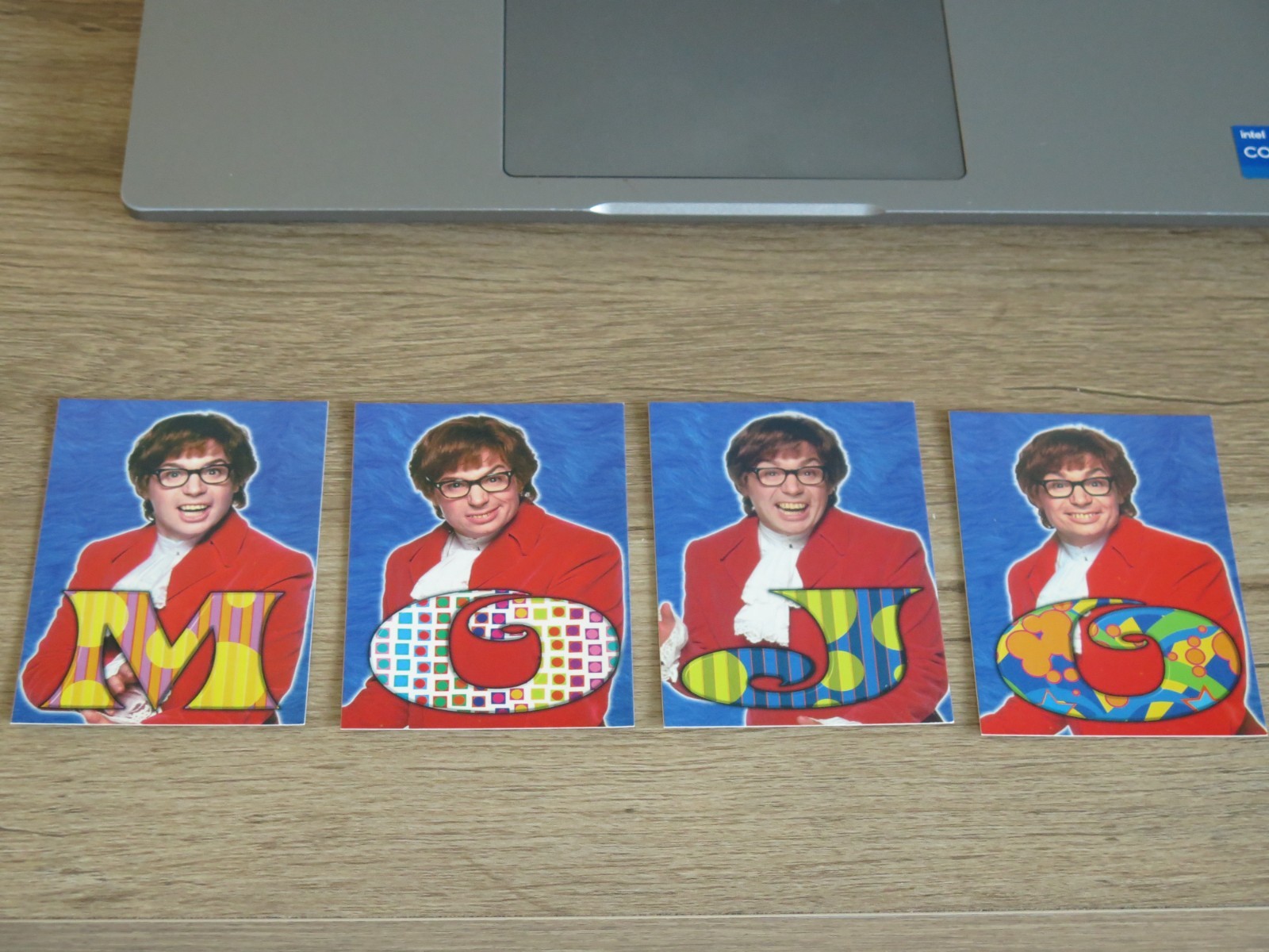 1999 CORNERSTONE AUSTIN POWERS MOJO M1 M2 M3 M4 M O J O CHASE INSERT PUZZLE CARD