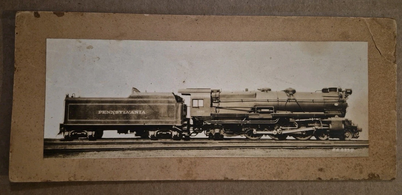 Rare PRR Pennsylvania RR Steam Locomotive Photo Experimental K5698 #8334 Sample