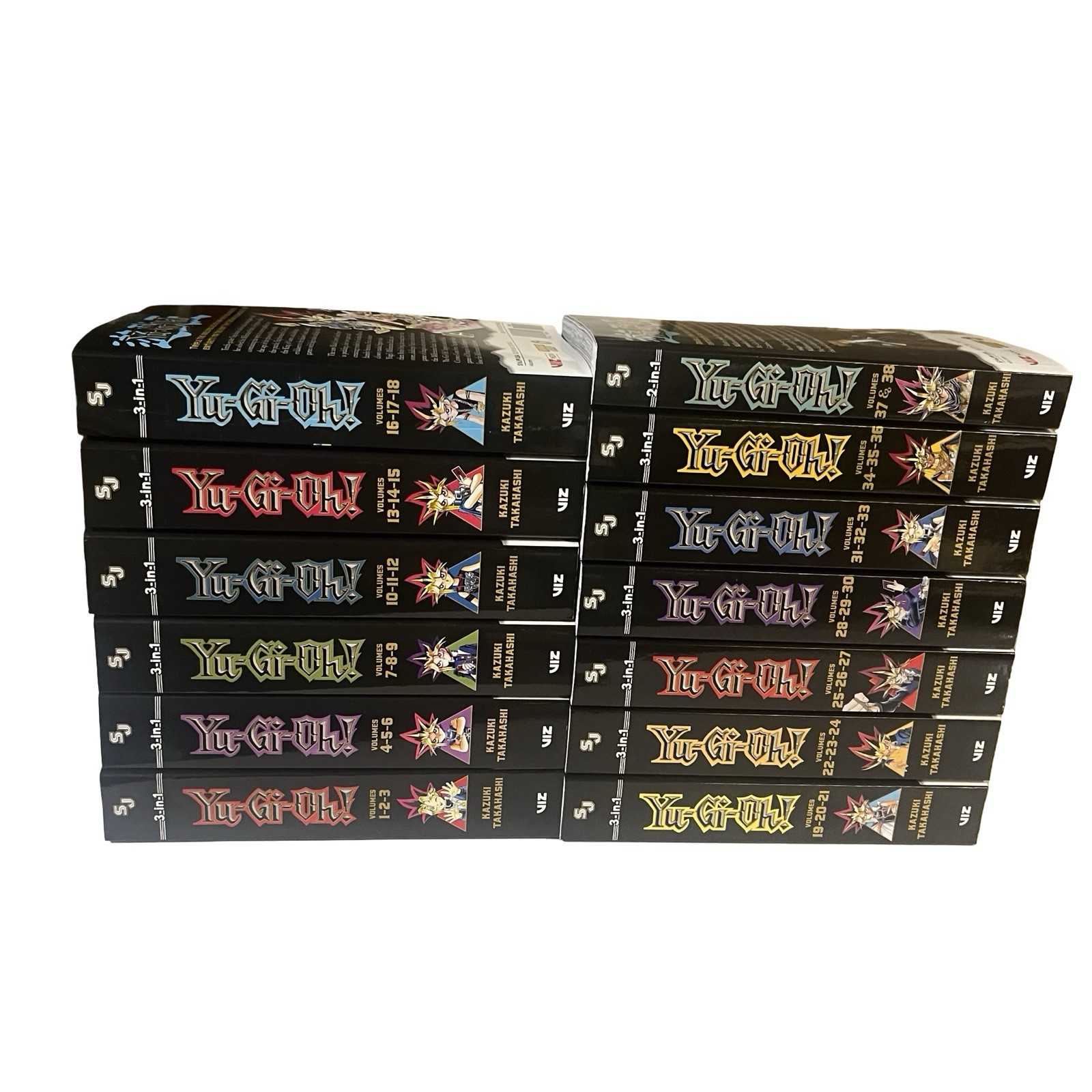 Yu-Gi-Oh (3-In-1 Edition) Manga Omnibus Volumes 1-38 Complete Set New Authentic