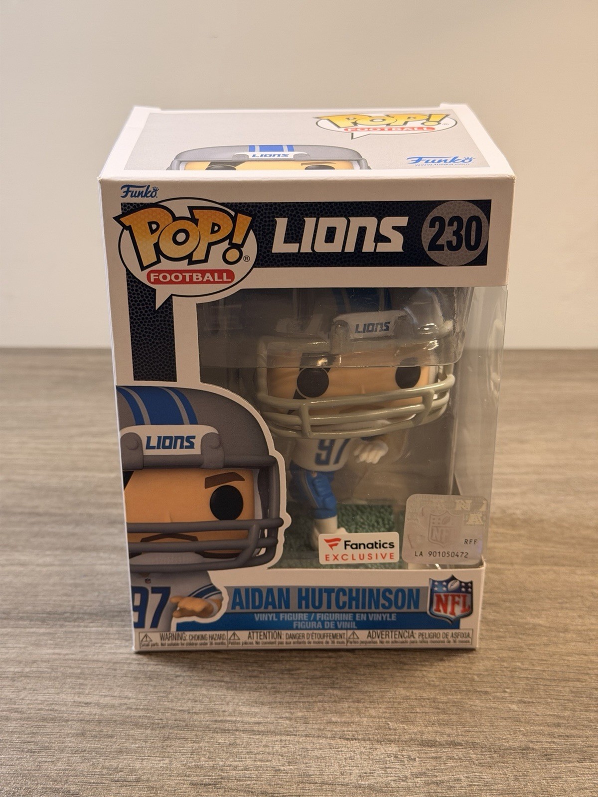 Funko Pop Fanatics Exclusive Aidan Hutchinson NFL Detroit Lions #230