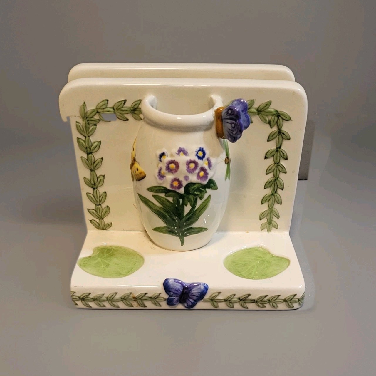 Portmeirion Botanic Garden Countertop Collection Napkin Holder Vintage Portmeirion Botanic Garden Countertop Collection Napkin Holder Vintage