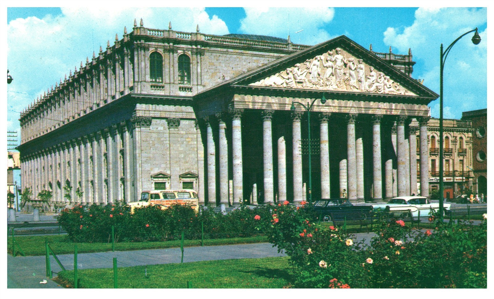 Vintage Postcard Teatro Degollado Guadalajara Jalisco Mexico