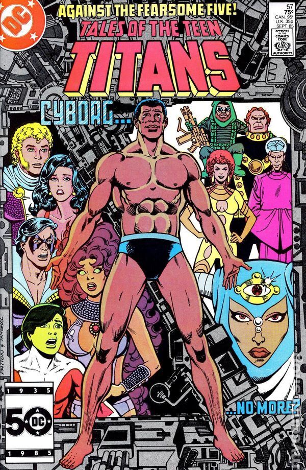 New Teen Titans #57 FN 1985 Stock Image