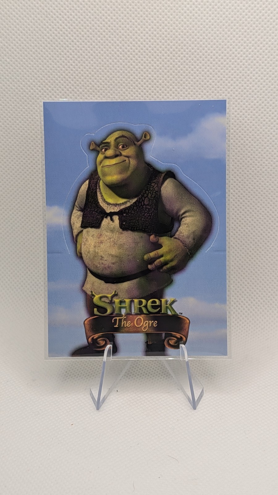 2001 Shrek Dart Flipcards Insert Rookie Card Cut Out #S-1 SP RC