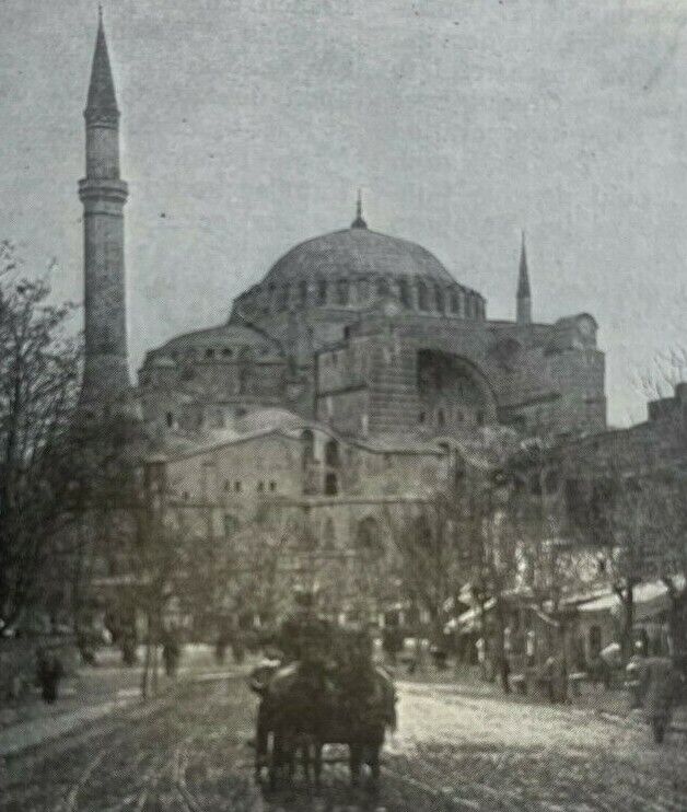 1920 Constantinople Turkey Santa Sophia Golden Horn