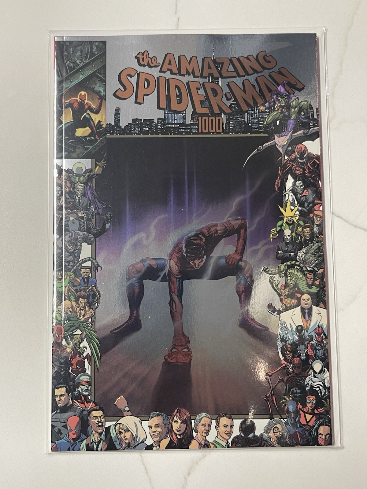 Amazing Spider-Man 1000 NYCC Mico Suayan BTC Trade Foil