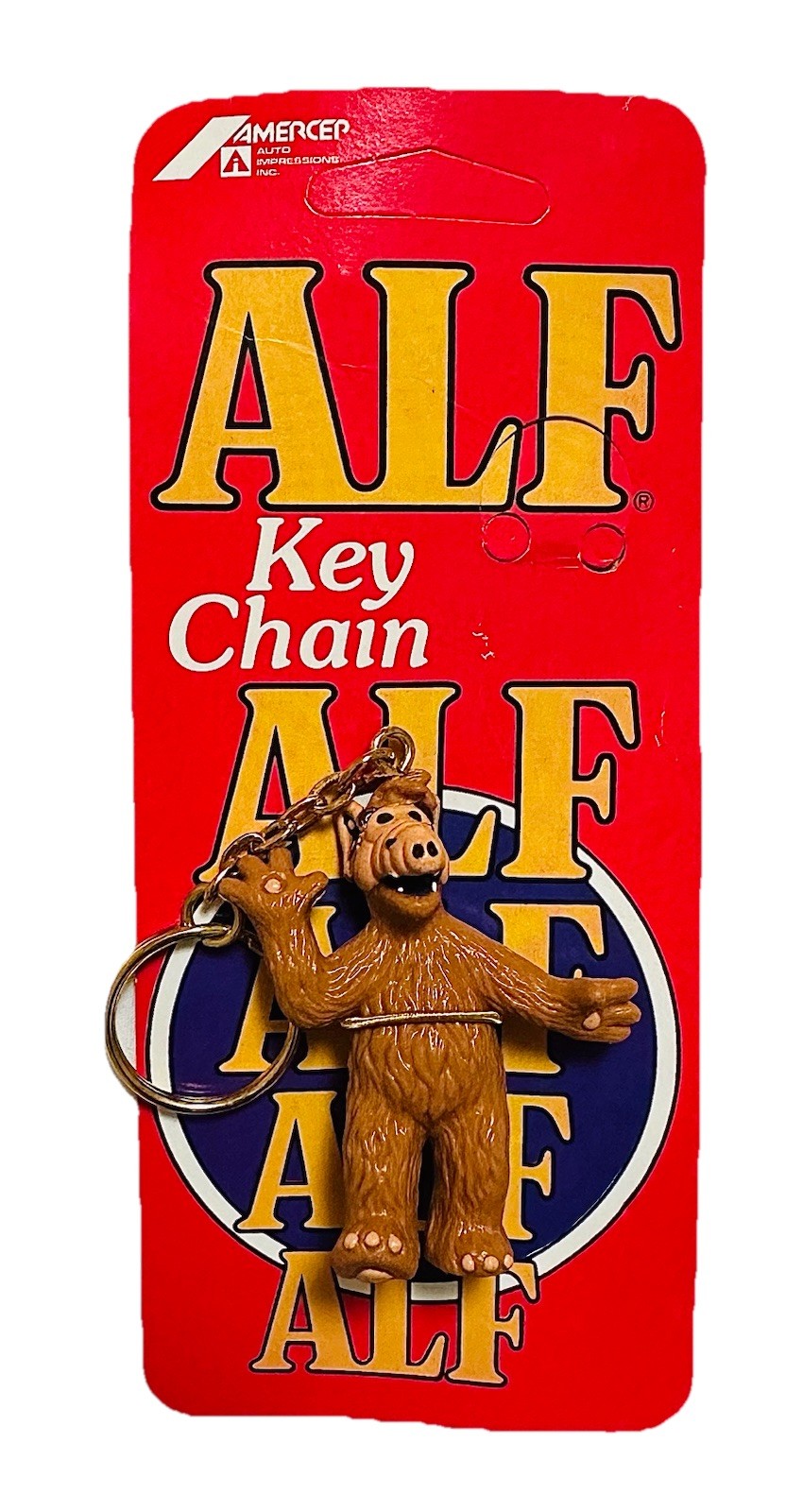 VINTAGE 1987 ALF KEY CHAIN MADE BY AMERICEP INCORPORATED VINTAGE 1987 ALF KEY CHAIN MADE BY AMERICEP INCORPORATED