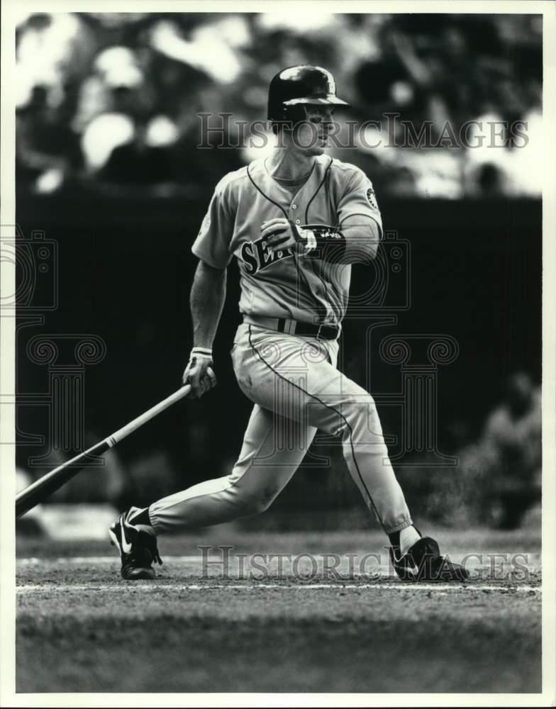1995 Press Photo Tino Martinez, Seattle Mariners Baseball player - lrs17096