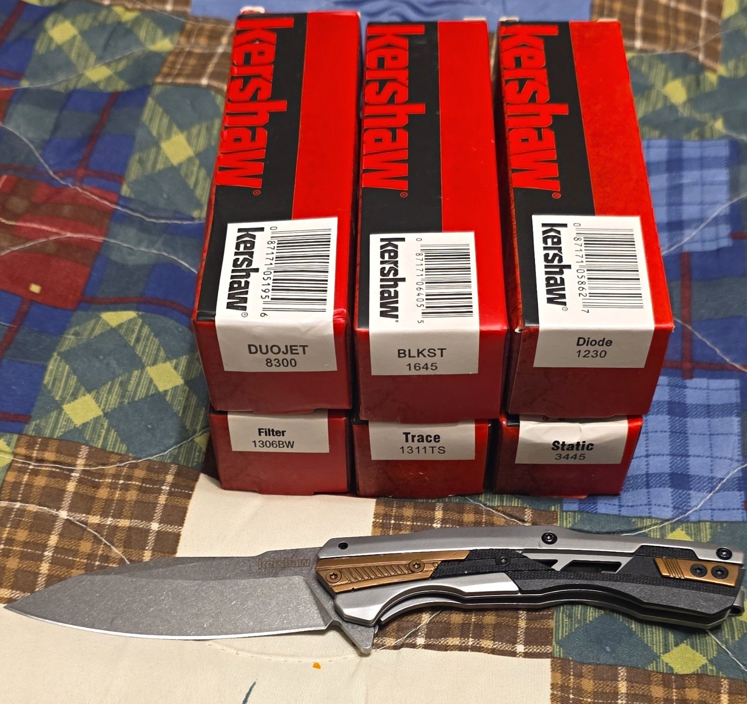 Kershaw Lot 7..6 New In Box..Endgame New No Box