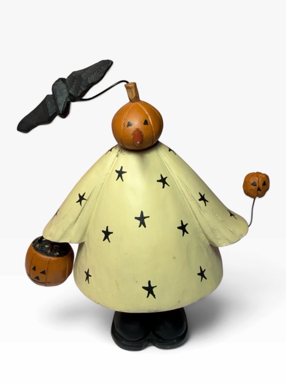 Williraye Studio Spooky Sam Bat & Bucket  Halloween WW6030 Vtg