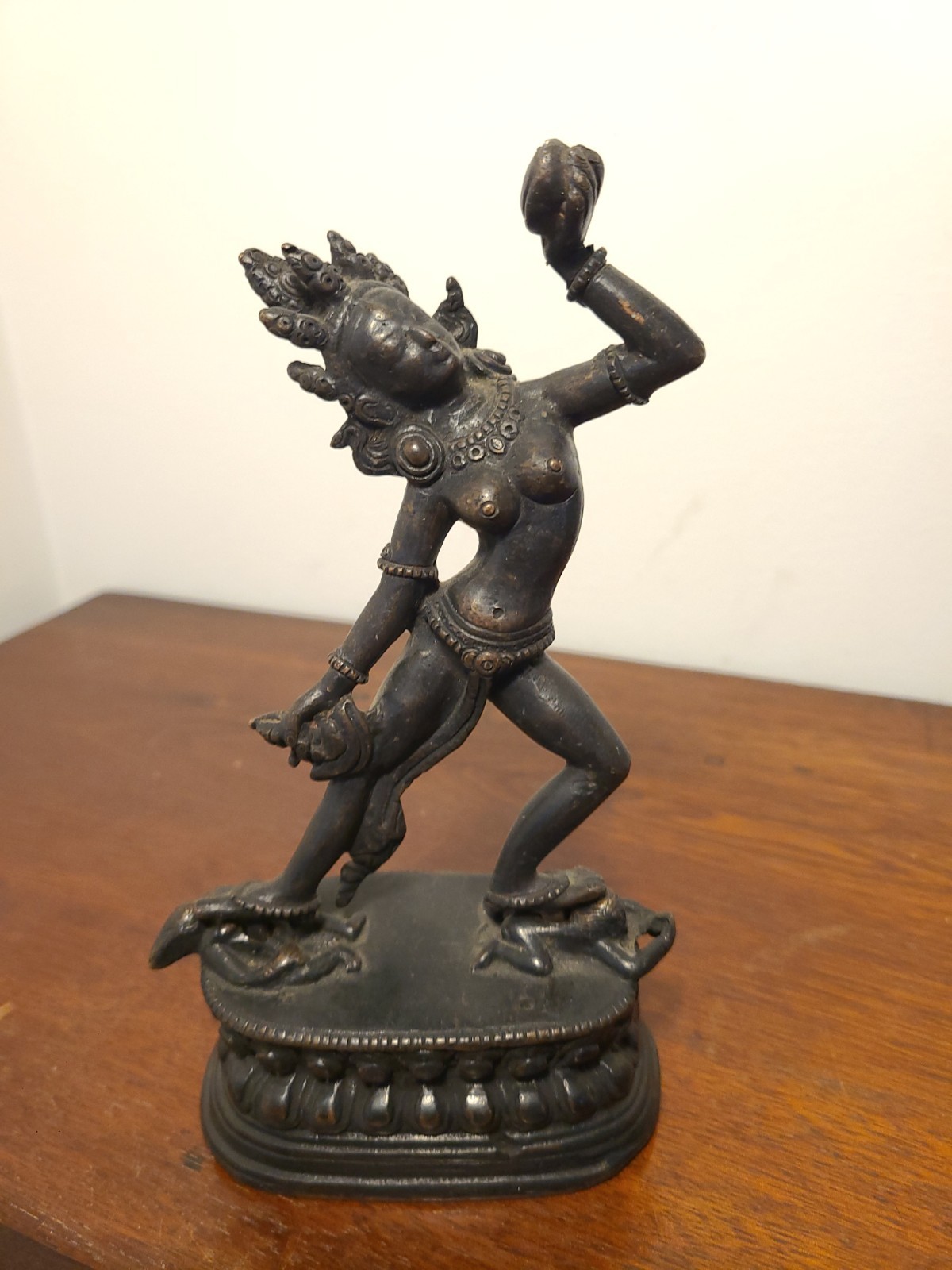 vtg. Nepalese Bronze Dancing Goddess DAKINI