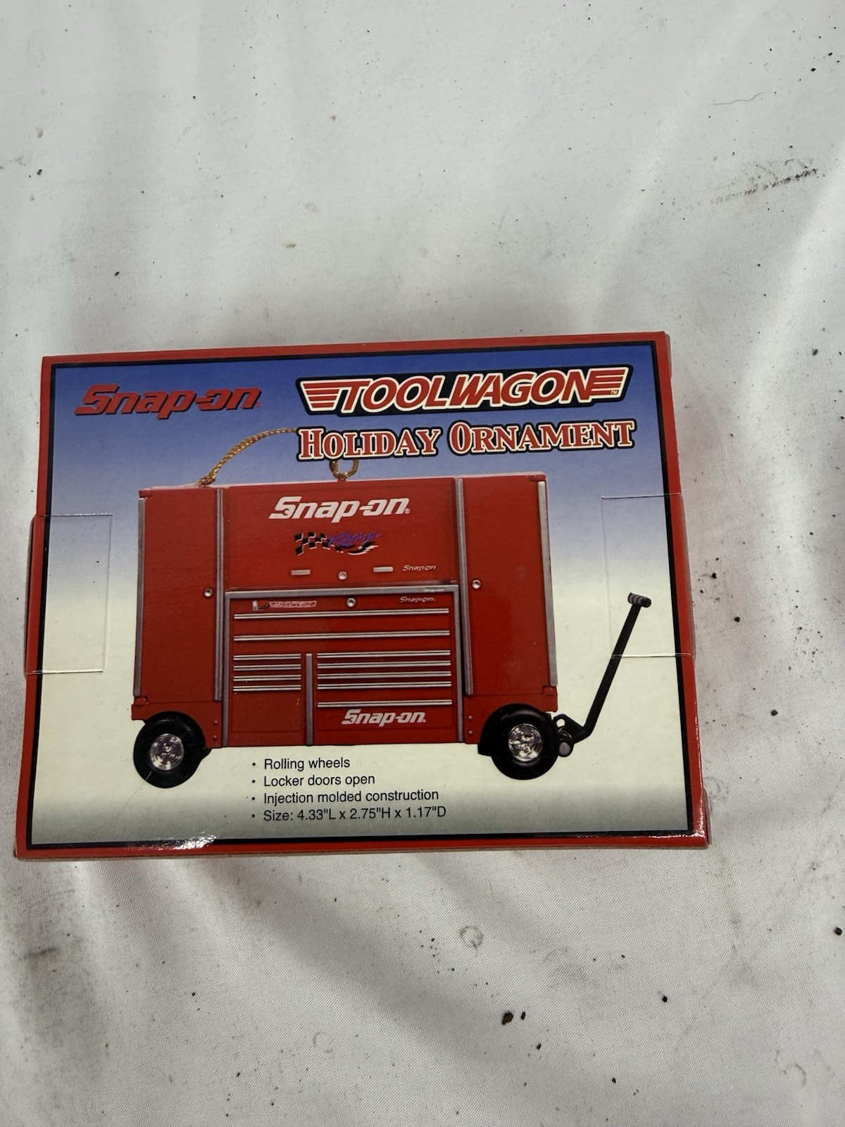 Snap On Red Wagon Holiday Ornament