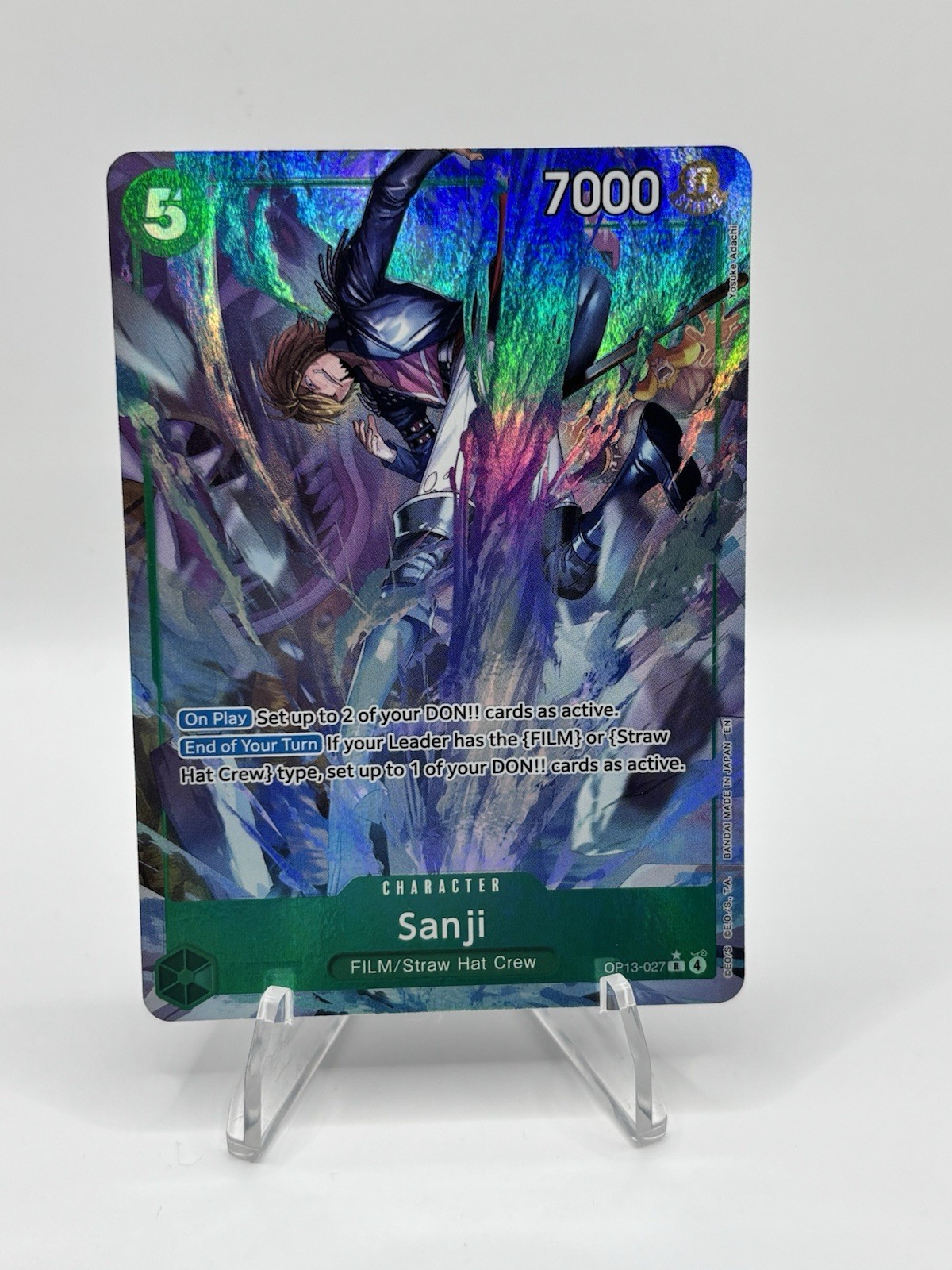 One Piece CCG Sanji OP13-027 Alt Art - English - NM+