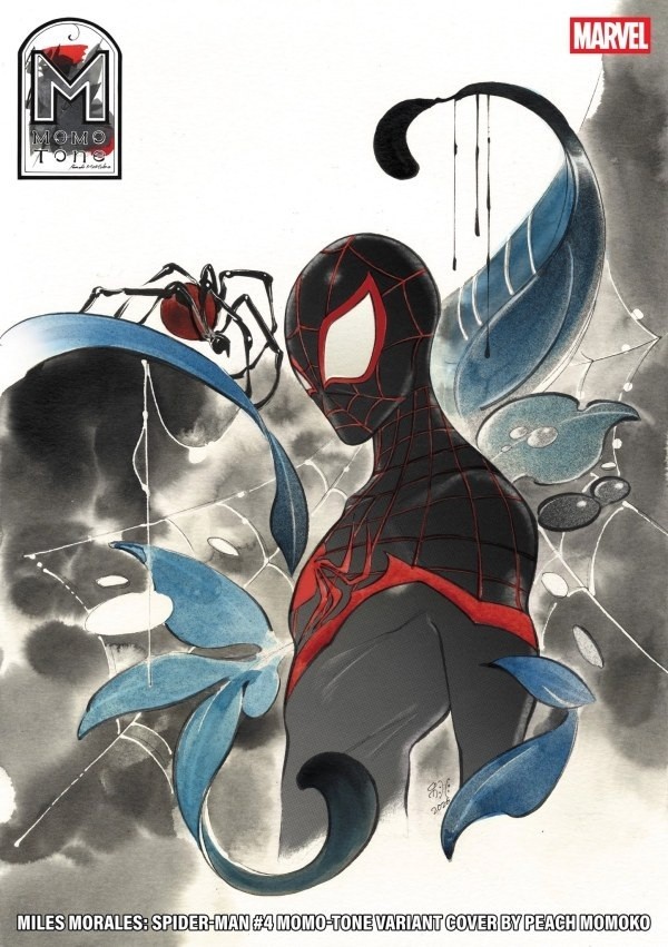 MILES MORALES SPIDERMAN 4 PEACH MOMOKO MOMO-TONE VARIANT NM 2026 PRESALE 11/4