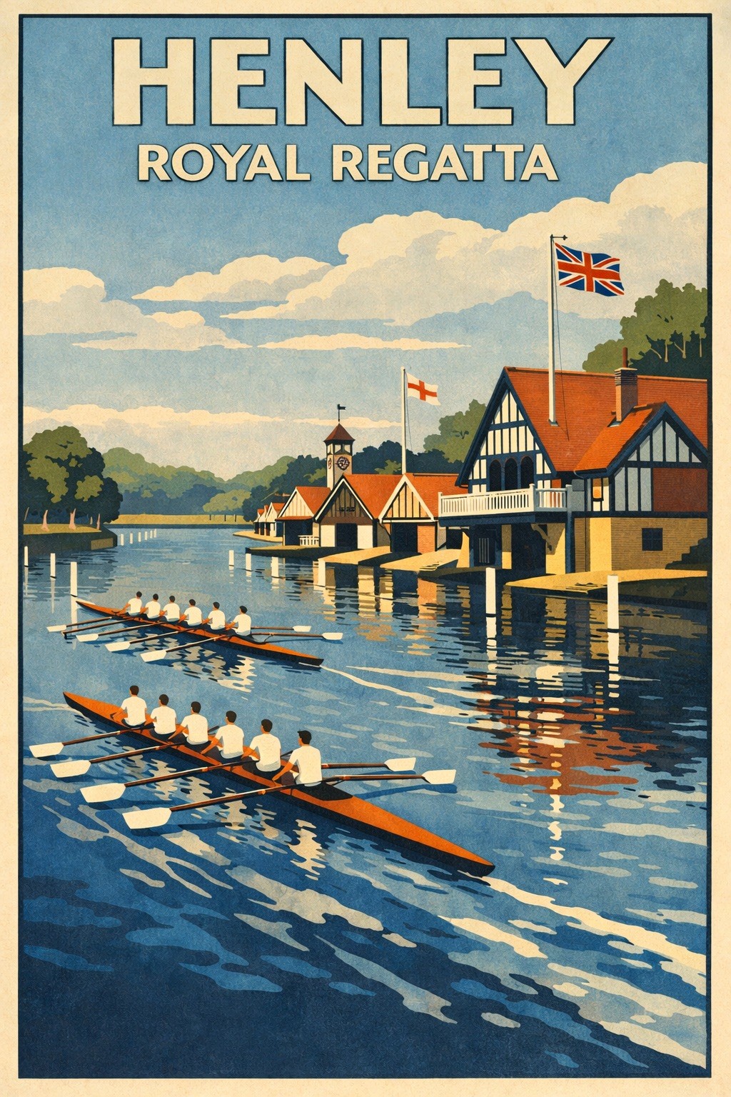 🌟 Henley Royal Regatta Poster - 24x36” - 200gsm Paper🗞️ Hi-Res💎 Print 🌟 Henley Royal Regatta Poster - 24x36” - 200gsm Paper🗞️ Hi-Res💎 Print
