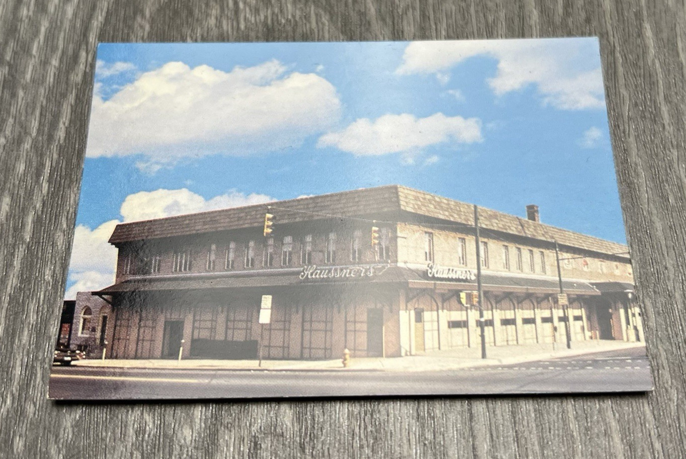 Vintage 1970s Baltimore MD Haussners Restaurant Museum Advertising Card