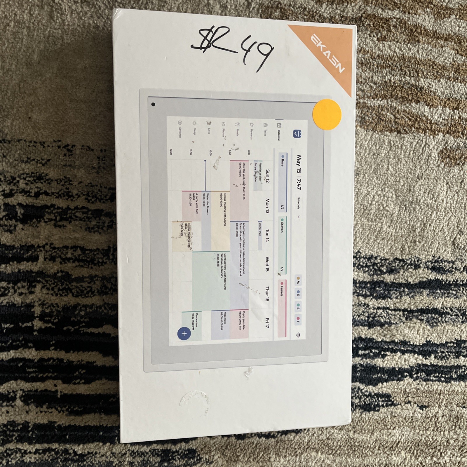 EKASN TP21 21.5” Smart Digital Family Calendar Touchscreen Wall Planner WiFi EKASN TP21 21.5” Smart Digital Family Calendar Touchscreen Wall Planner WiFi