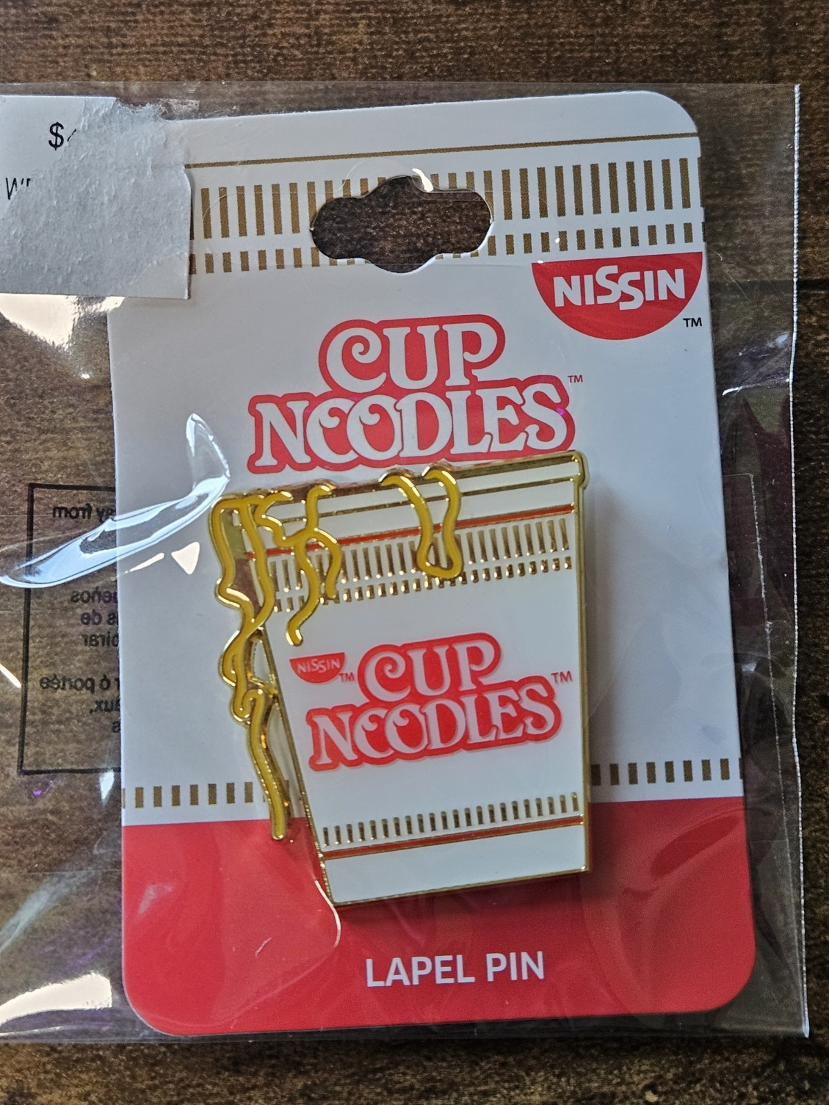 BRAND NEW Nissin Cup Noodles Enamel Pin Officially Licensed Lapel Ramen Pinback BRAND NEW Nissin Cup Noodles Enamel Pin Officially Licensed Lapel Ramen Pinback