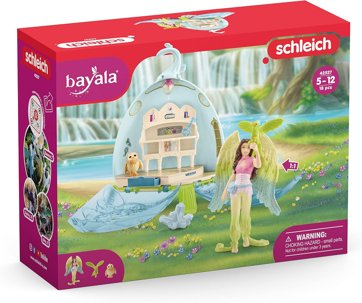 Schleich Bayala - 18Pc Mystic Library Blossom Playset - Dented Packaging