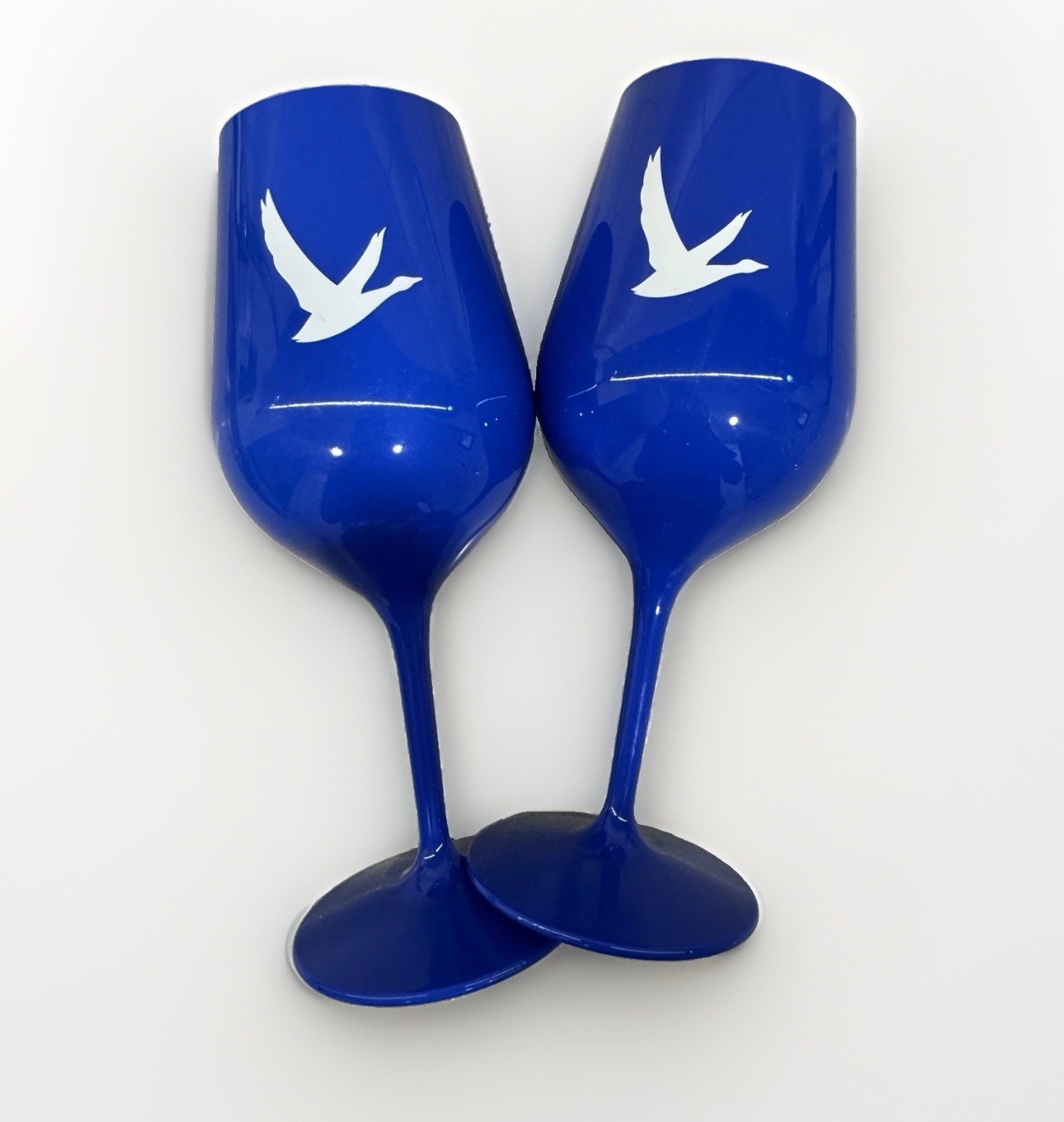 US Open Tennis 2024 Grey Goose Blue glasses, Set of 2