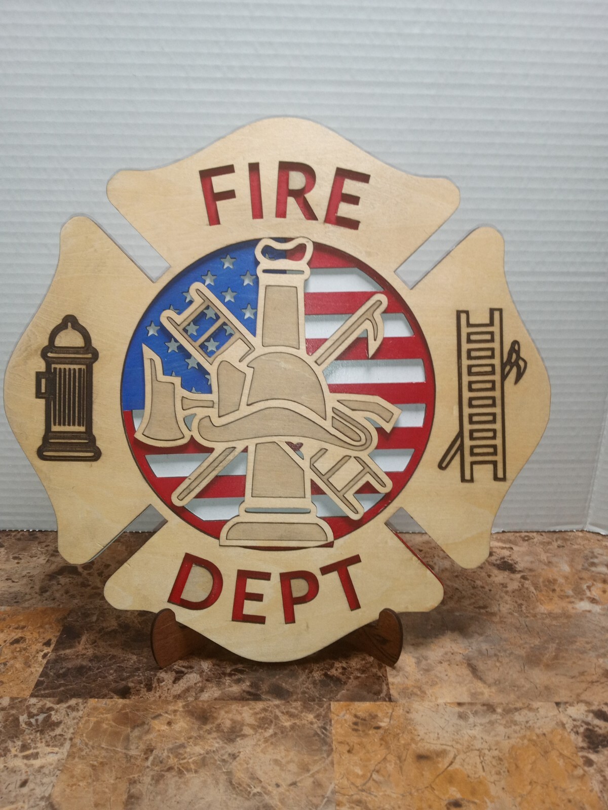 Fire Department Plaque 11 3/4\