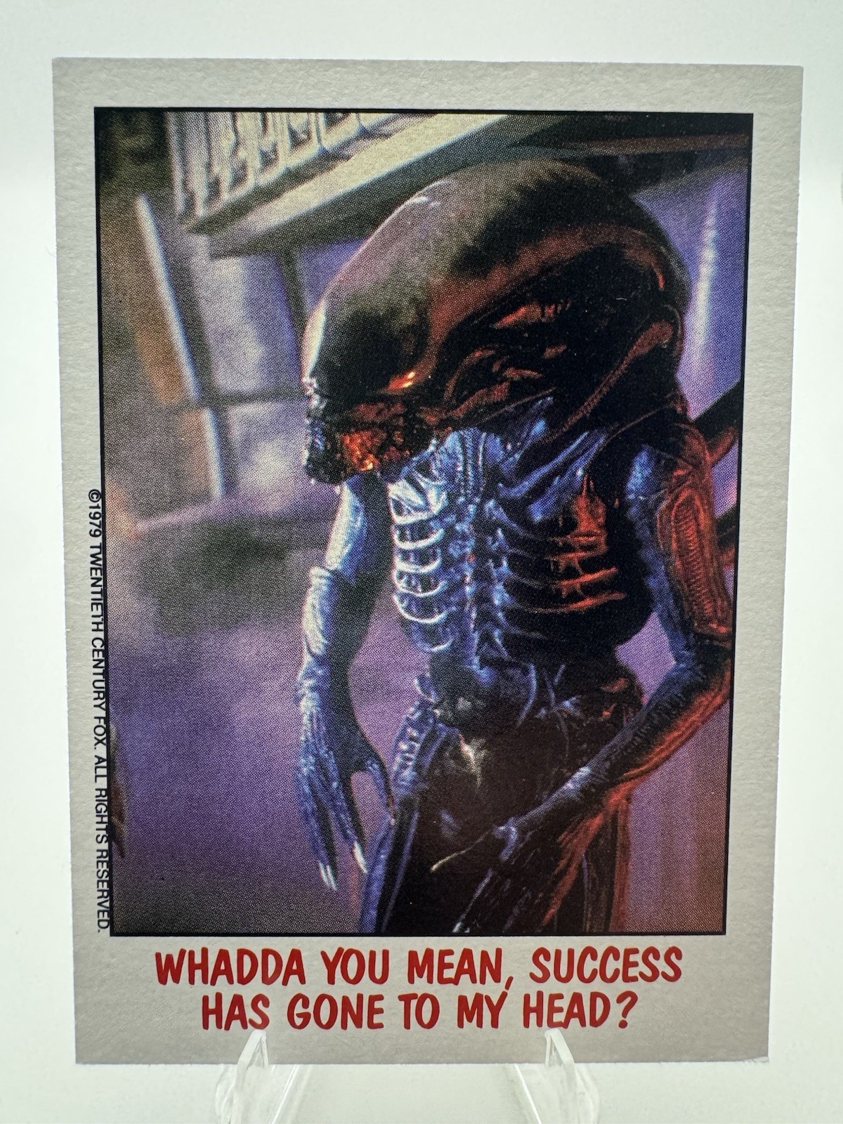 Vintage 1979 1986 Alien Aliens Movie Trading Cards Lot Of 7,  Chestburster Queen