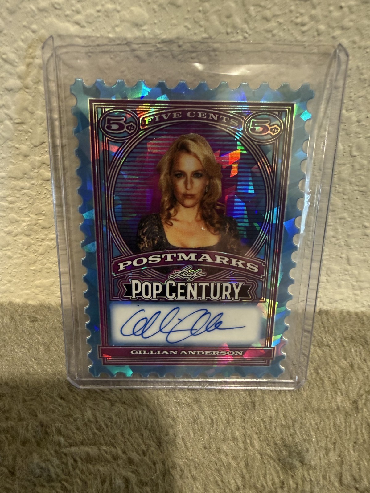 Gillian Anderson 2026 Leaf Metal Pop Century Auto Card # 1/1