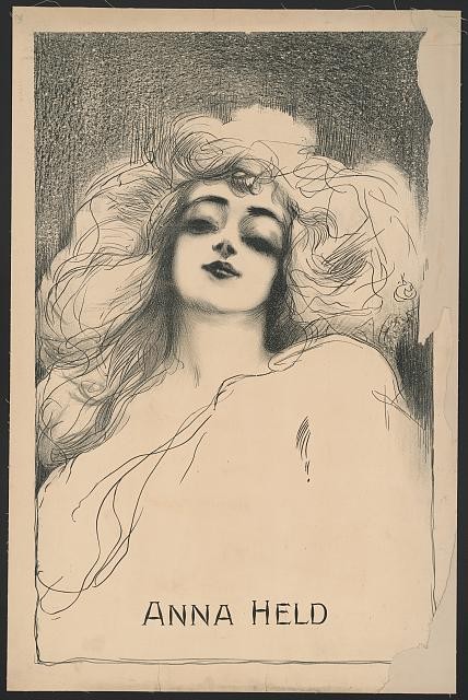 Photo:Anna Held 1900s Portrait Art Print