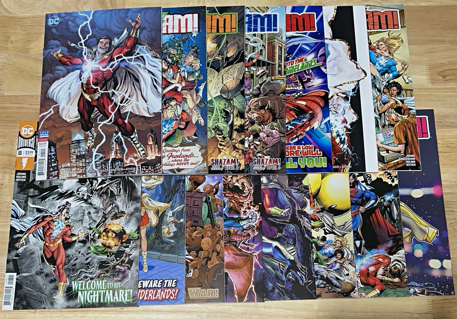 Shazam #1-15 complete run DC Universe Geoff Johns Dale Eaglesham