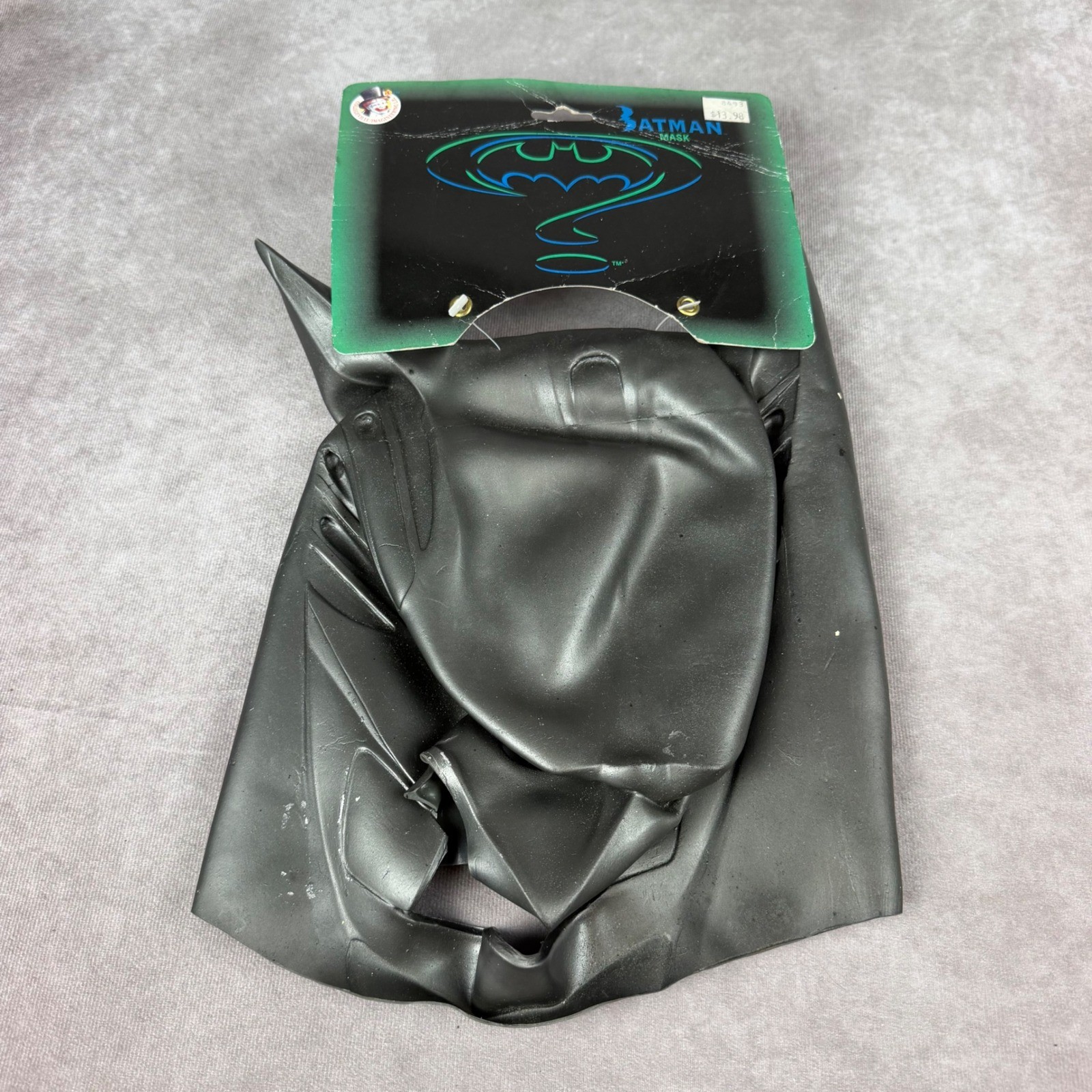 Vintage 1995 Batman Forever Mask Collegeville Imagineering Rubber Cowl DC Comics