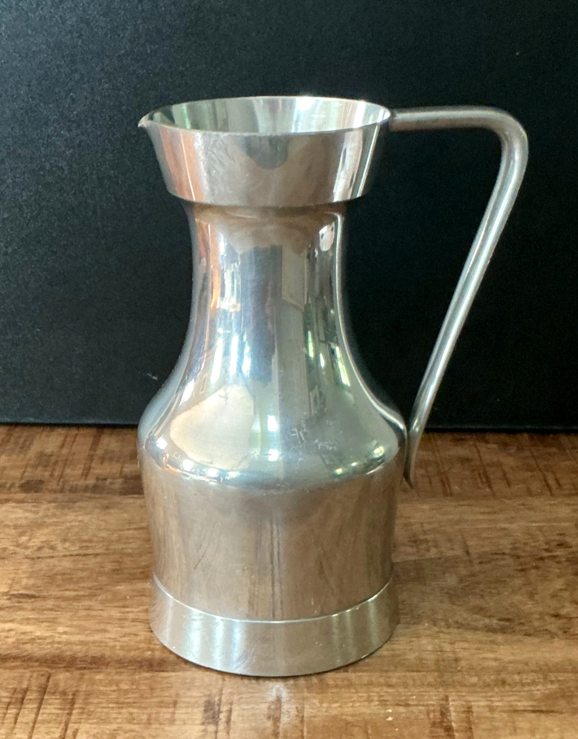 Vintage French Pewter Pitcher  Etain Garanti, France, Mid Century Modernism