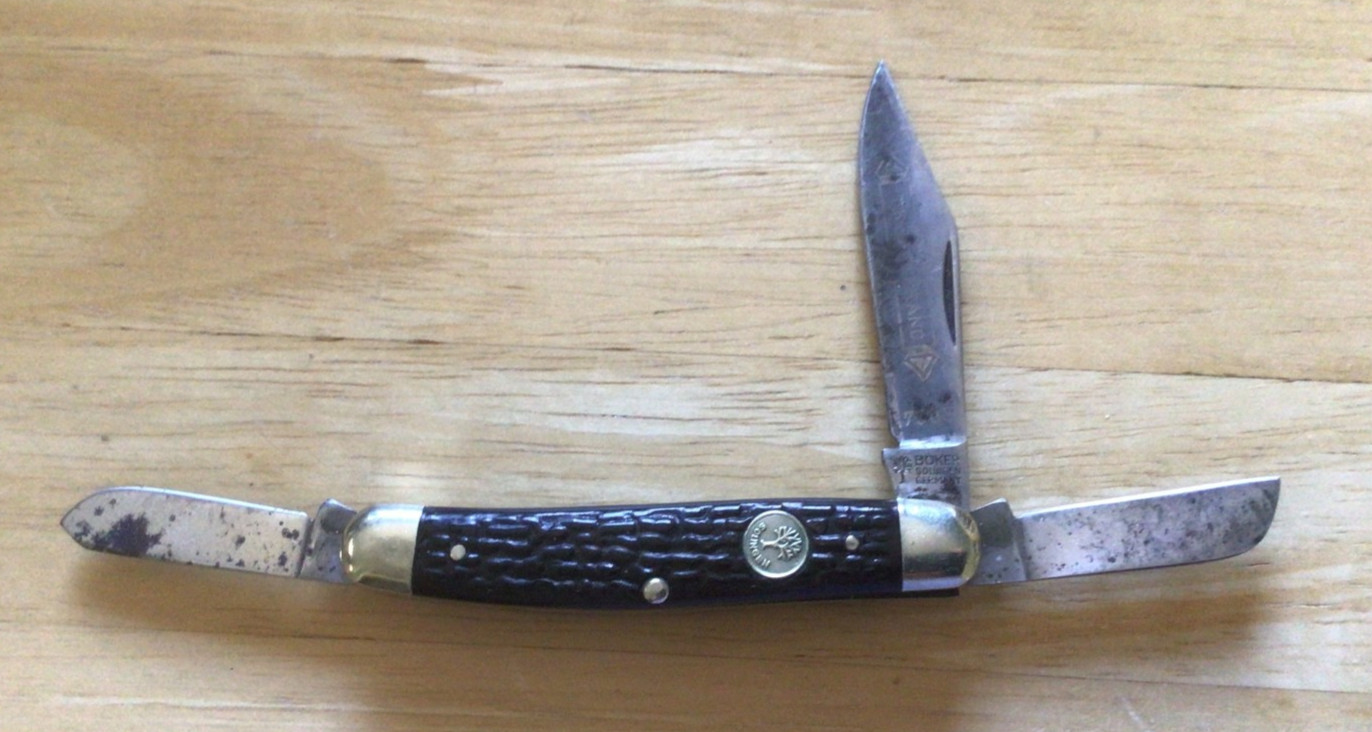 BOKER Tree Brand 3-Blade Stockman Folding Pocket Knife; Solengen, Germany