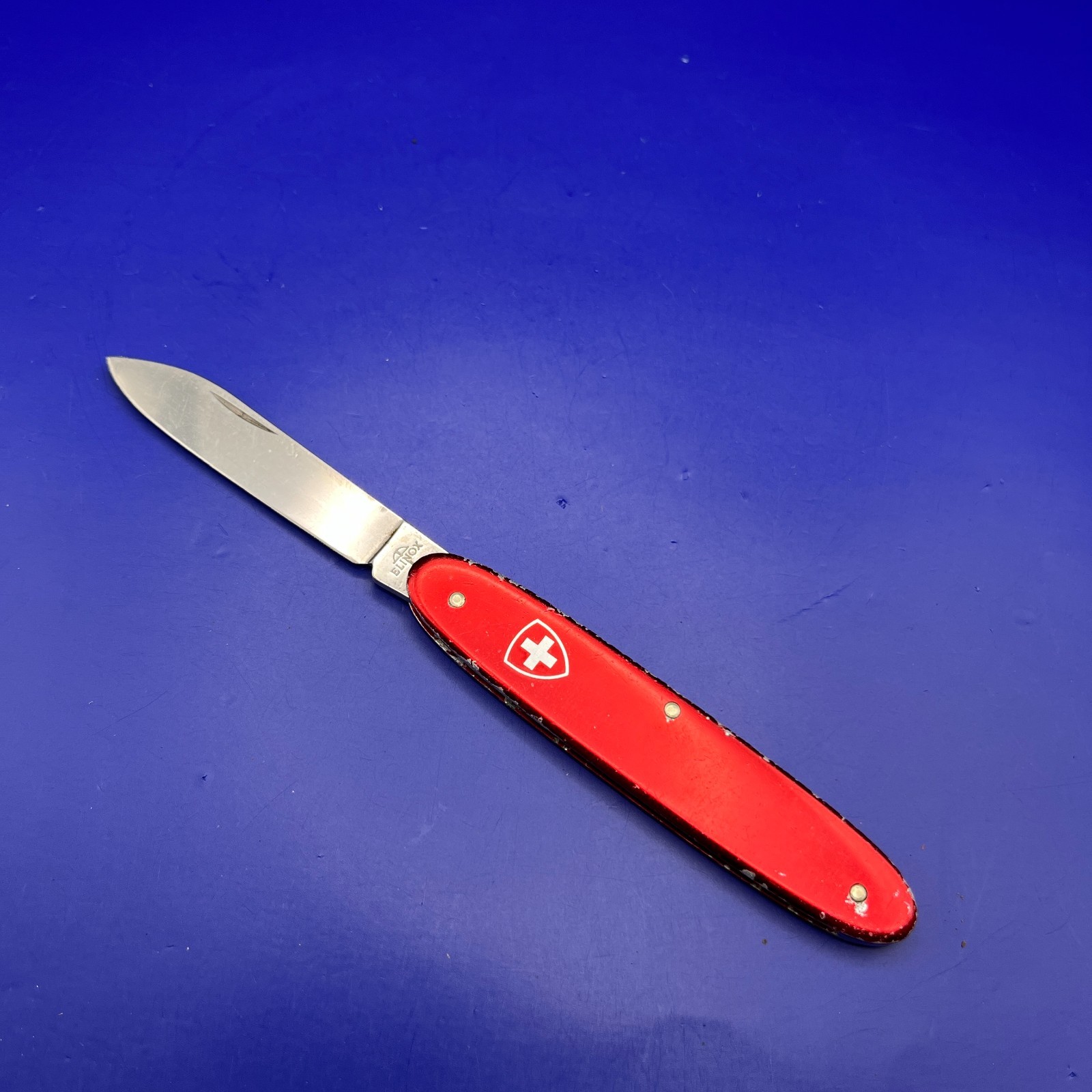 Vintage Victorinox Elinox Folding Pocket Knife, Excelsior Smooth Alox 85mm Vintage Victorinox Elinox Folding Pocket Knife, Excelsior Smooth Alox 85mm