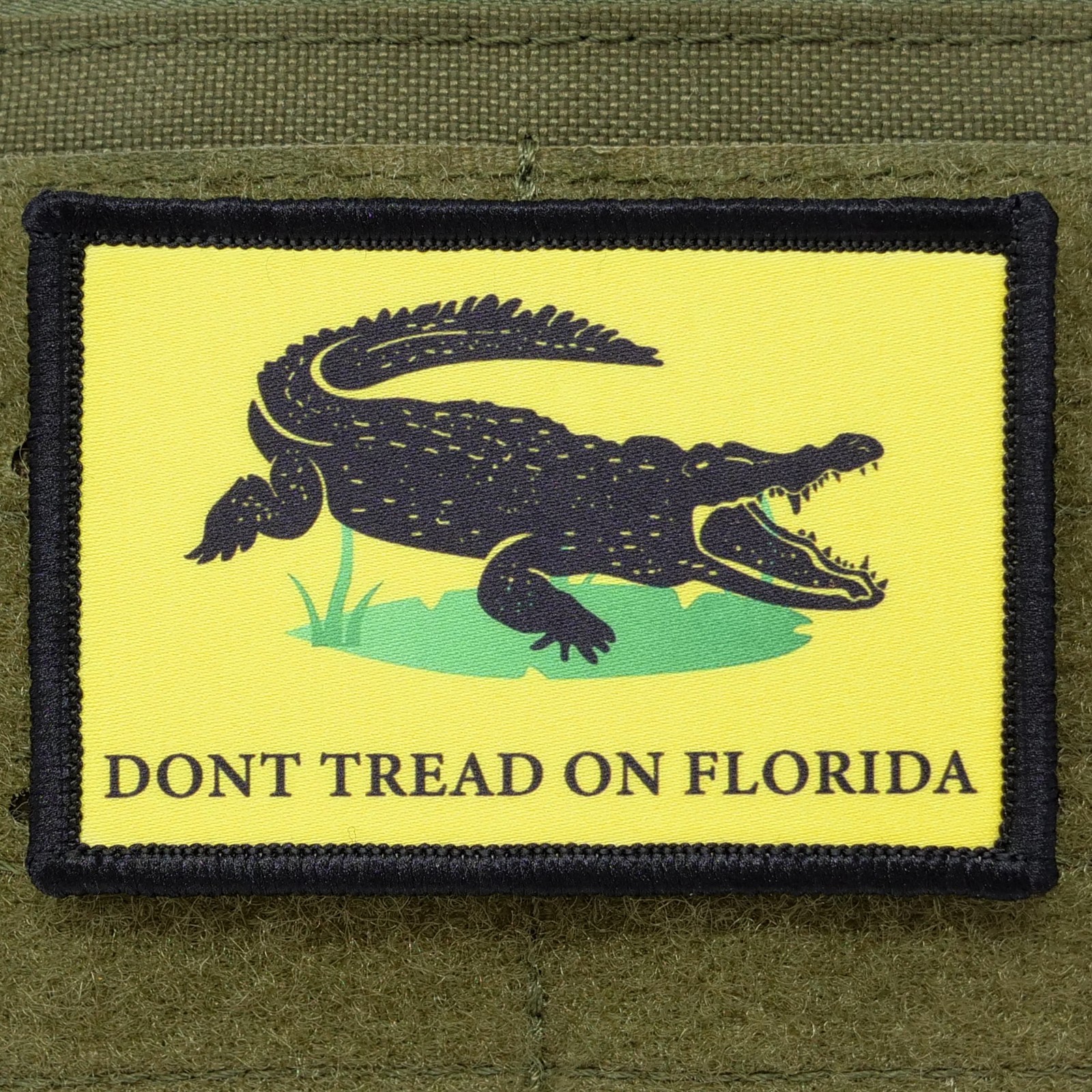 Don\'t Tread On Florida Patch Gadsden Moral Tactical Meme Hook & Loop 3x2
