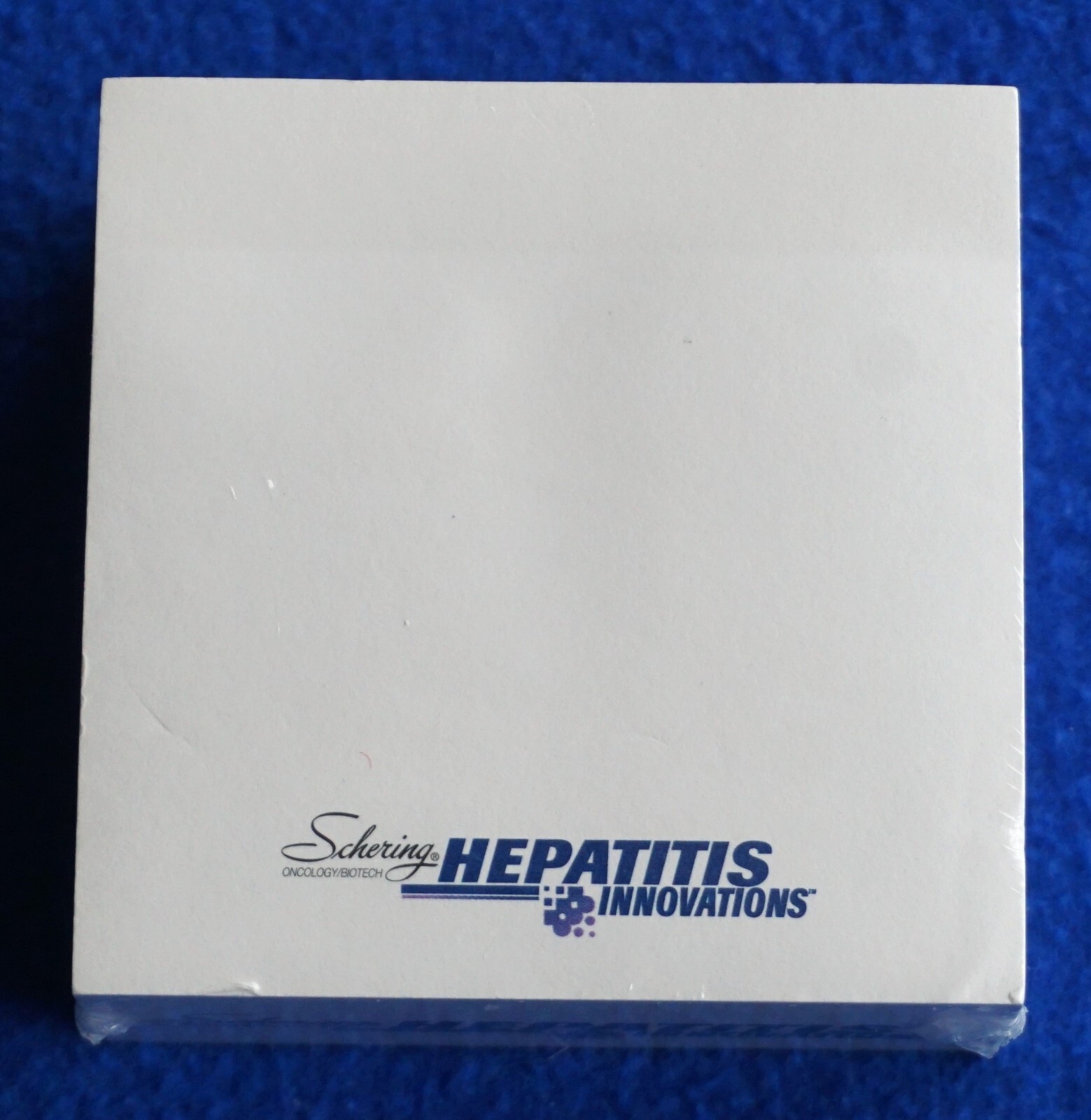 VTG Schering Hepatitis Innovations Stik- Withit Note Cube Drug Rep Promo, Sealed