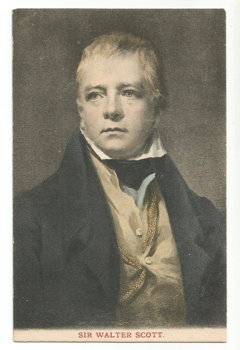 Sir Walter Scott Postcard Portrait
