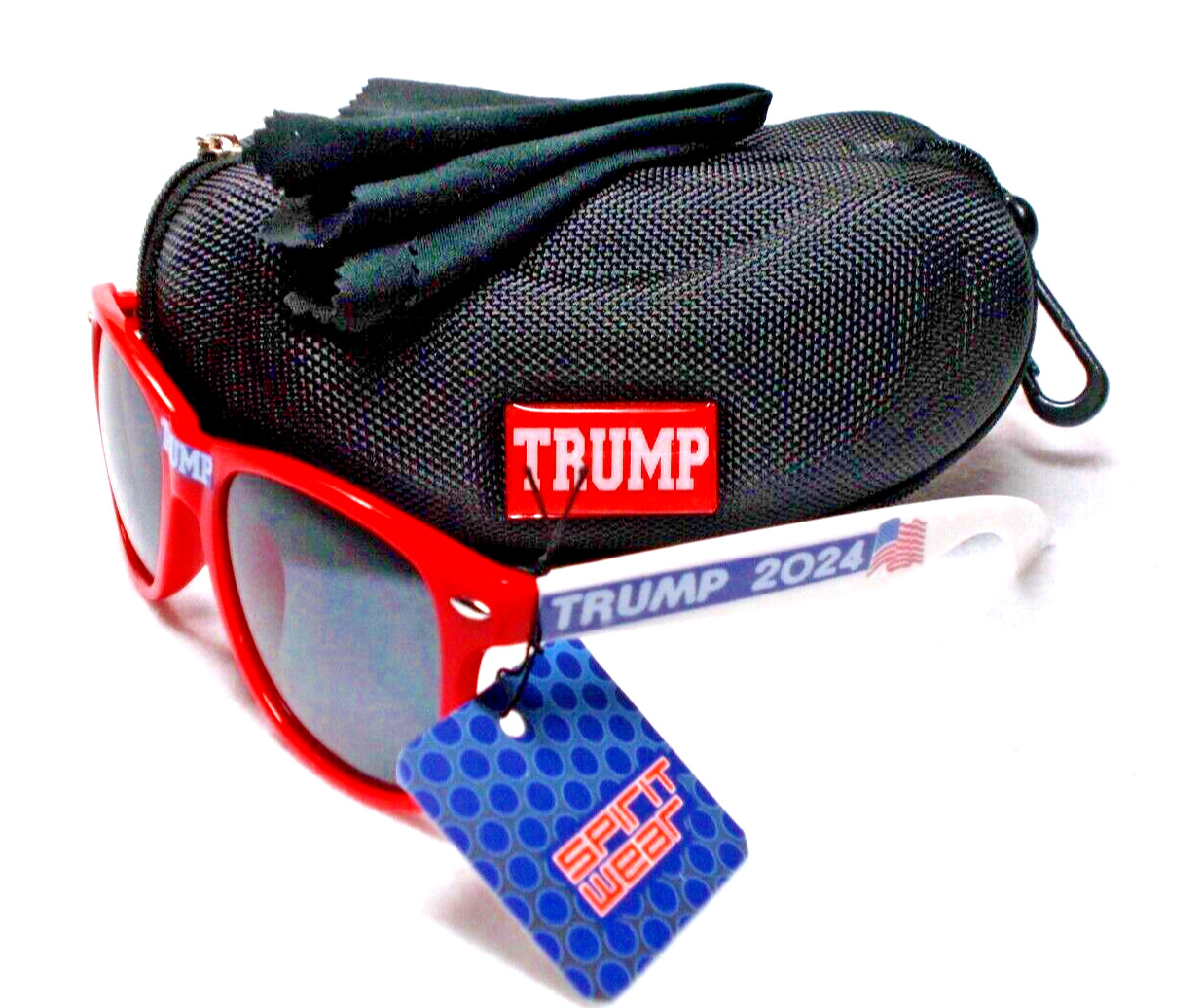 3 piece collector setTrump,MAGA,FJB. Sunglasses/Case/Cleaning clothSee Details