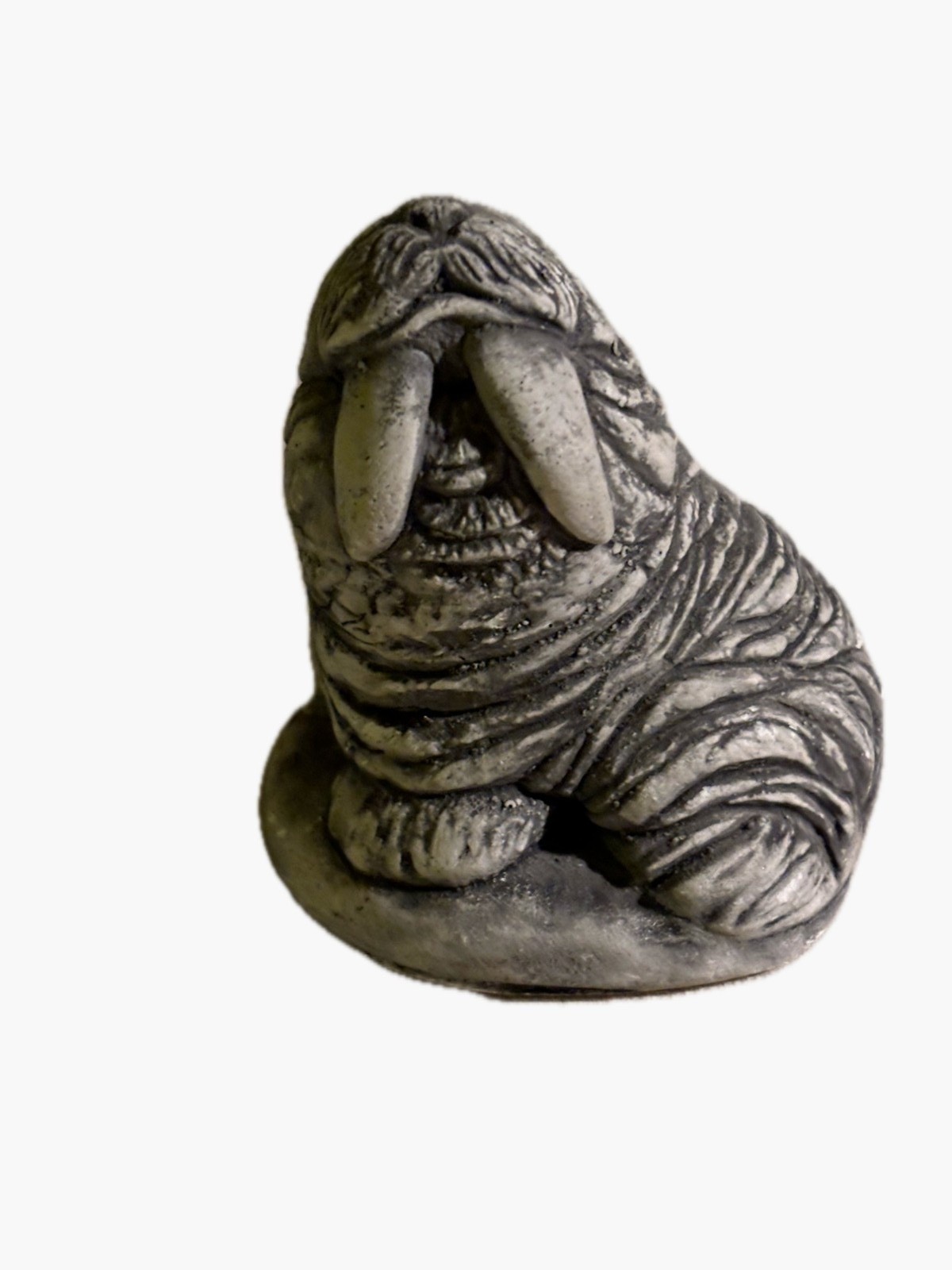 Bekka Mt St Helens Ash Sculpture Walrus Sea Elephant Figurine Handcrafted USA