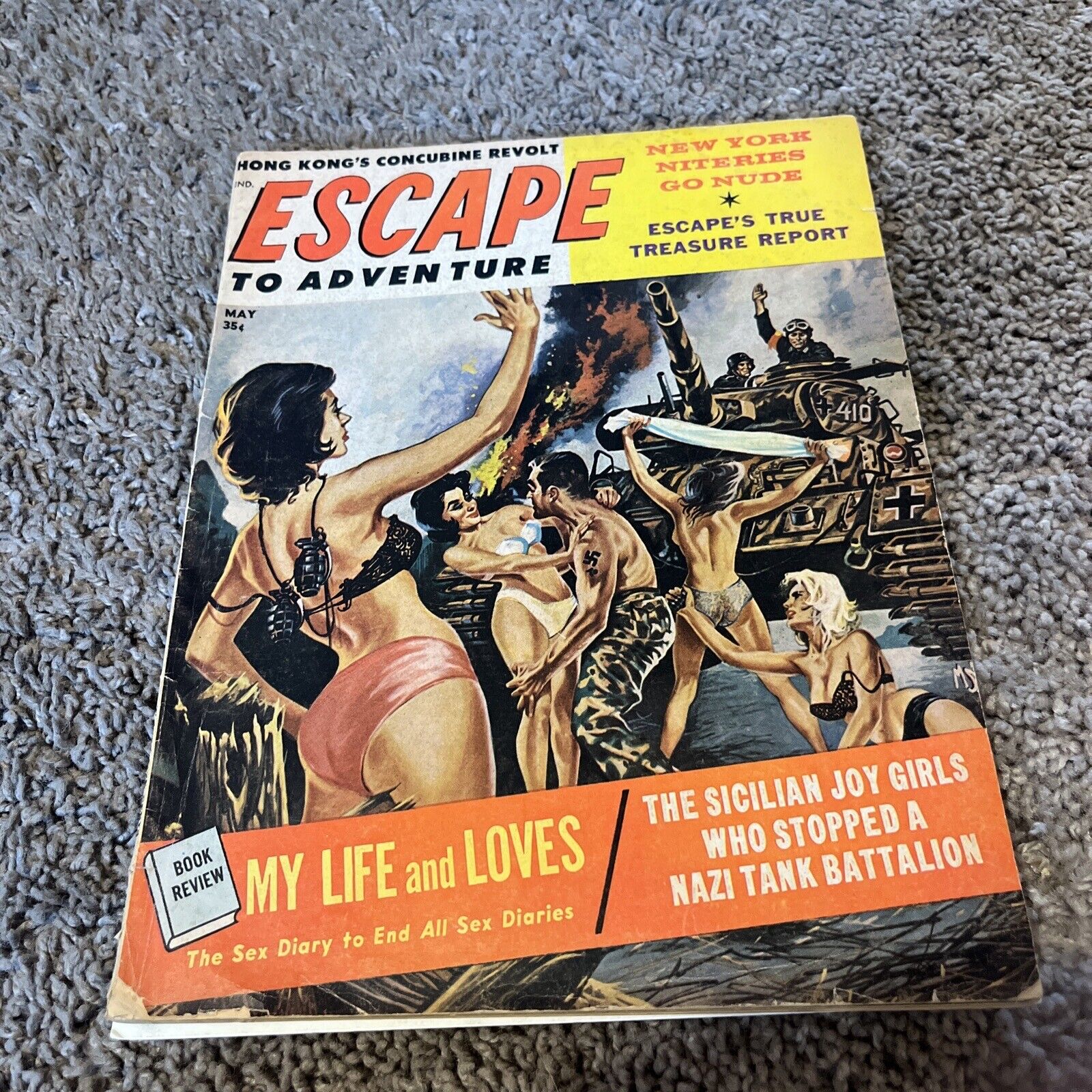 Escape To Adventure 5/1962-GGA Comic Magazine Nazi War