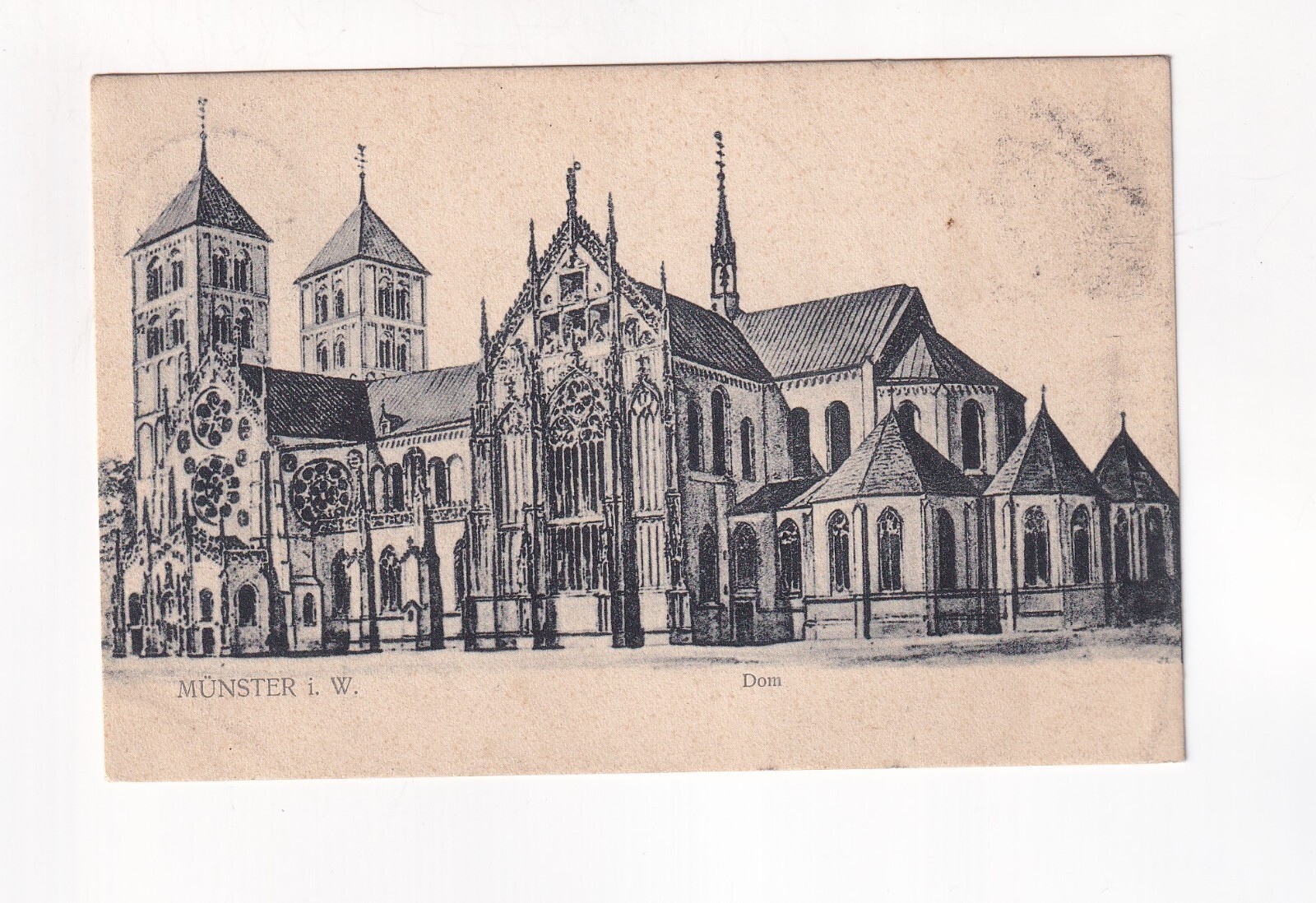 D9945) AK MÜNSTER in W. - Dom -super variant 1906 Postcard Germany