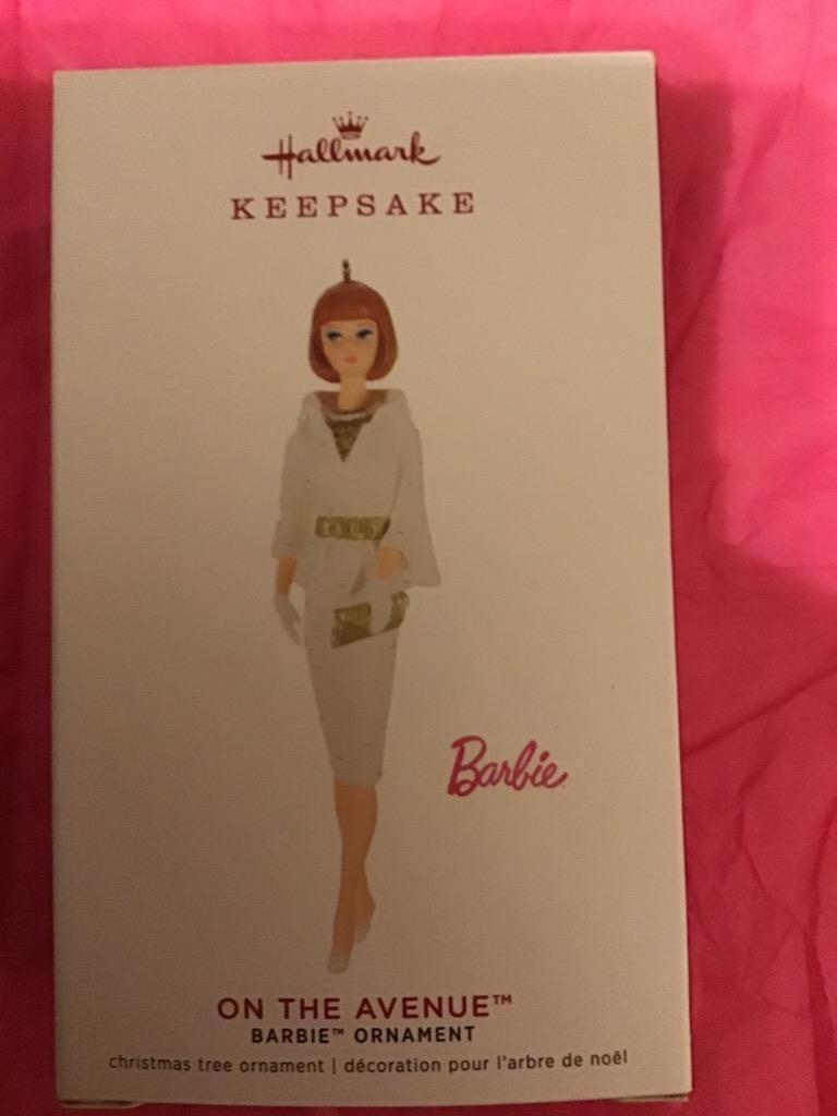 Hallmark Keepsake Ornament 2019 Barbie On The Avenue Stylish Fashion new runway