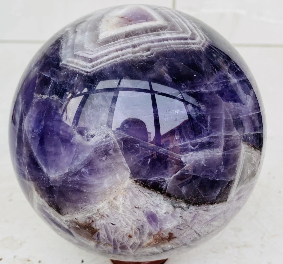 Amethyst Crystal Natural Sphere Healing Ball 2802 grams  US Seller