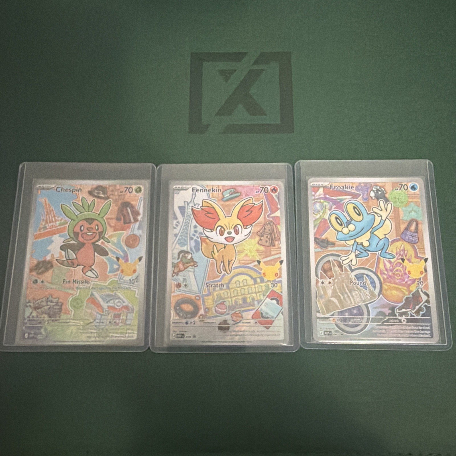 Pokemon First Partner Series 3 - Promos - Chespin Fennekin Froakie - 058,059,060