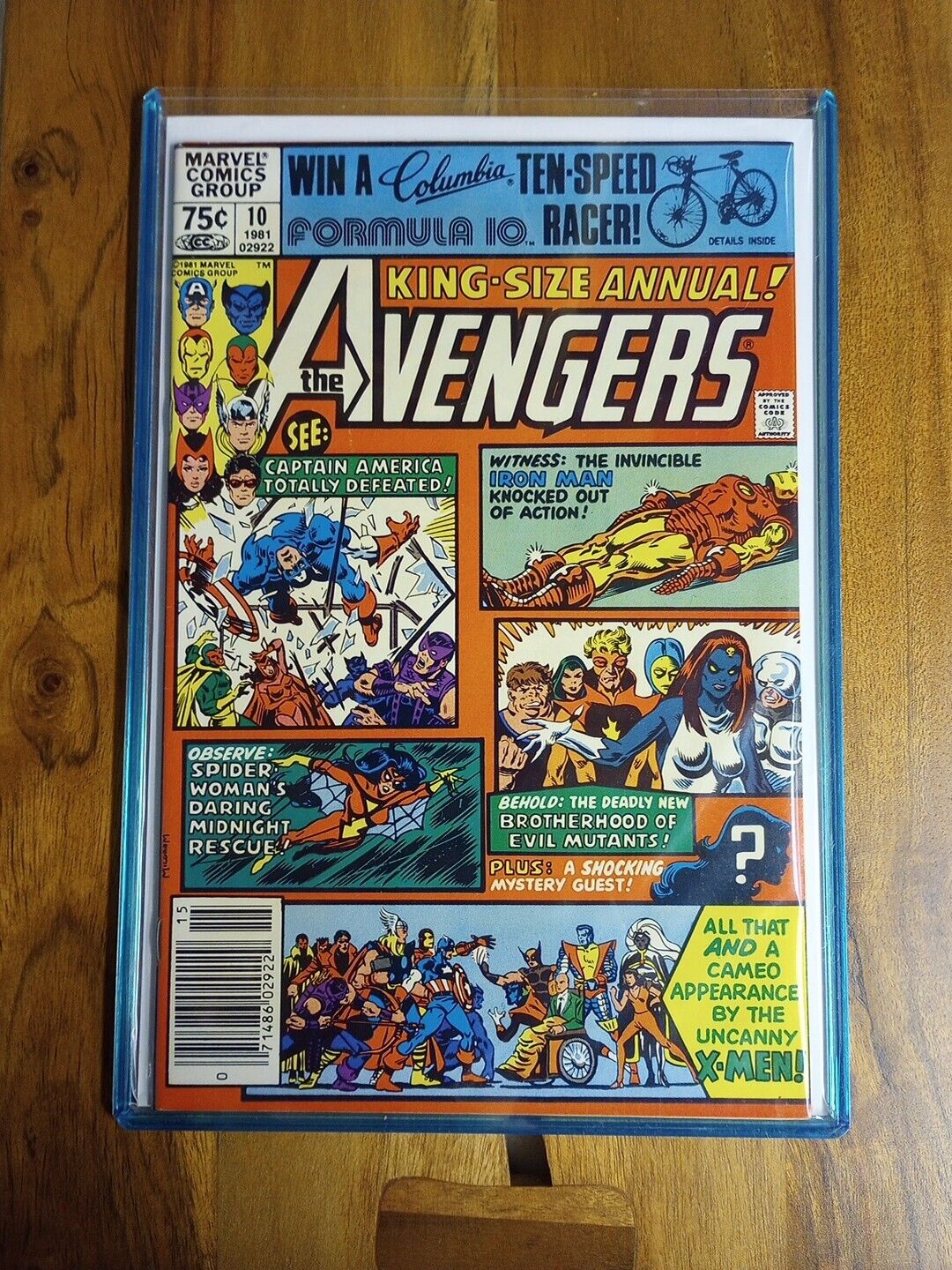 Marvel Avengers Annual #10 Newsstand 1st App Of Rogue 1st Mystique Cover