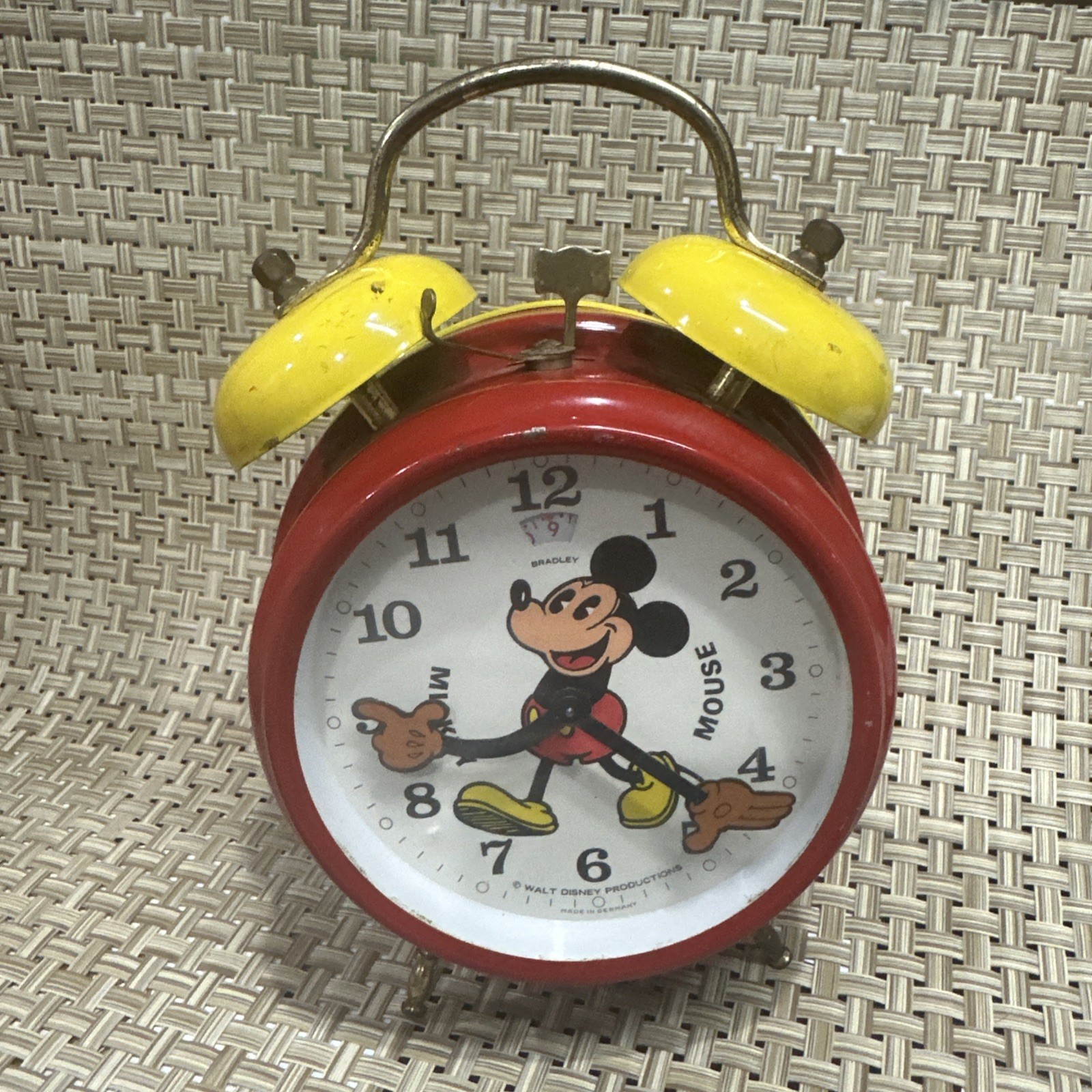 Rare Retro Bradley Mickey Alarm Clock Rare Retro Bradley Mickey Alarm Clock
